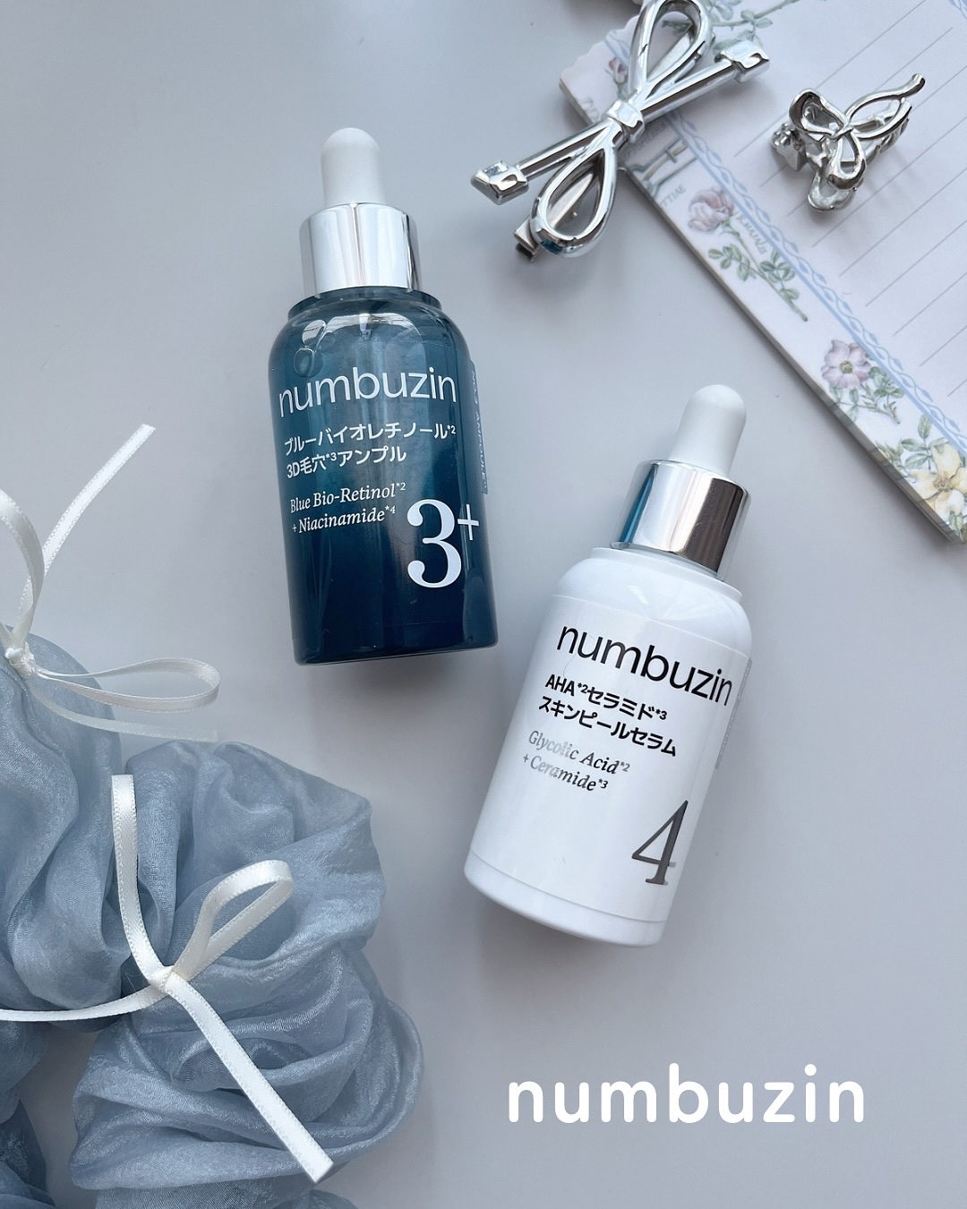 3番 ブルーバイオレチノール3D毛穴アンプル/numbuzin/美容液を使ったクチコミ（1枚目）