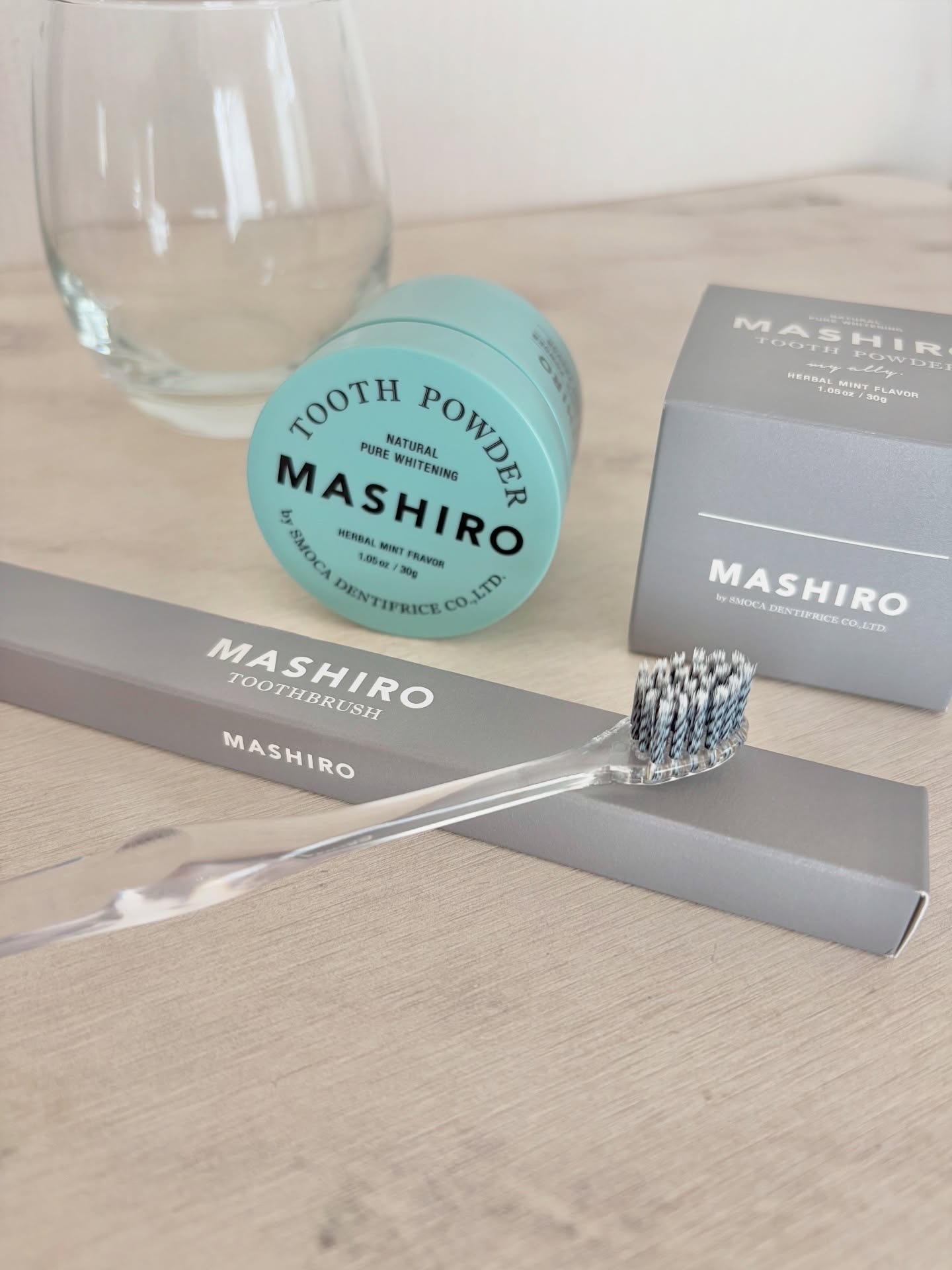 MASHIRO 薬用ホワイトニングパウダー ハーブミント/MASHIRO/歯磨き粉を使ったクチコミ（1枚目）