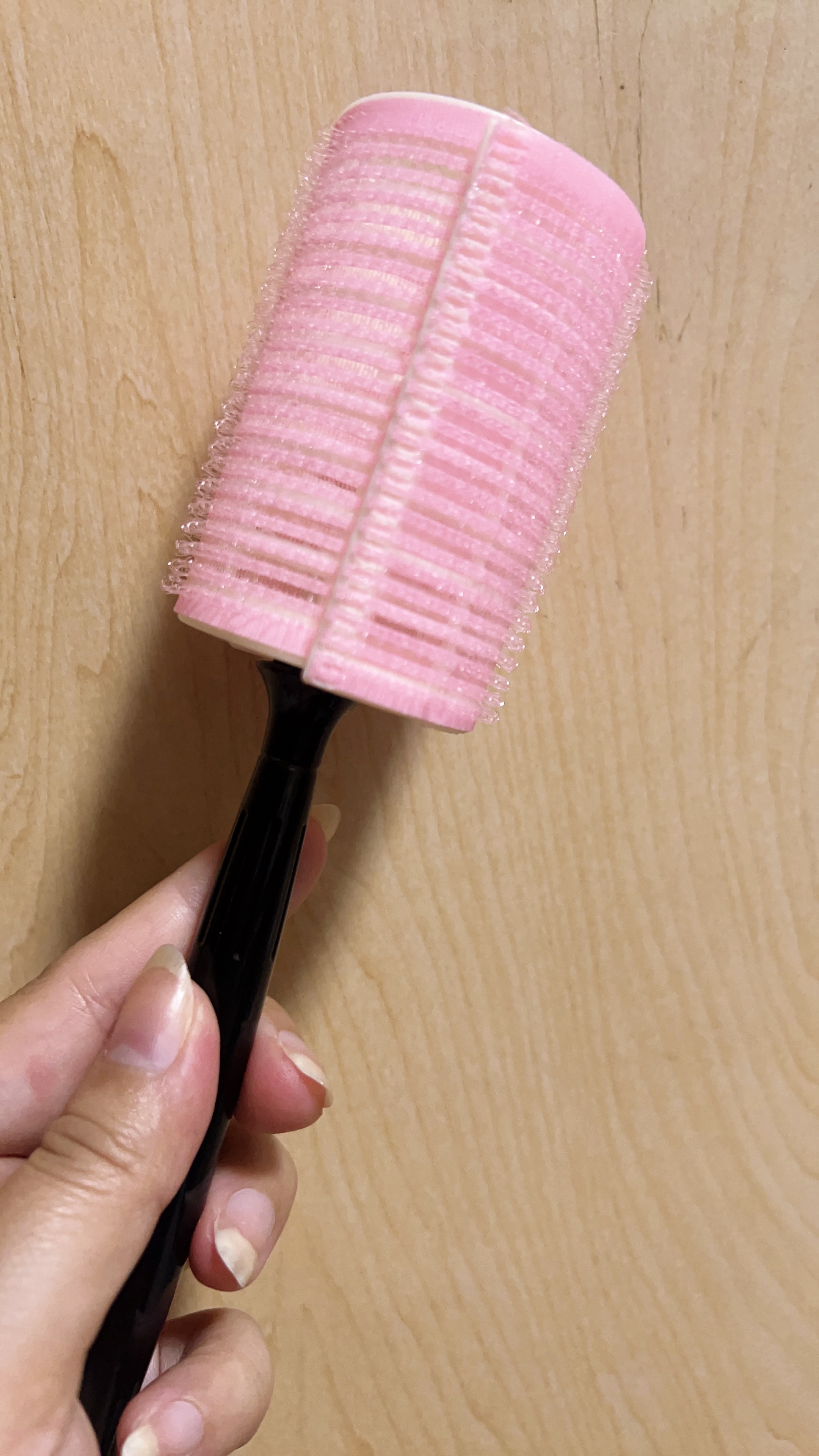 メイクブラシドライクリーナー/DAISO/メイクアップキットを使ったクチコミ（3枚目）