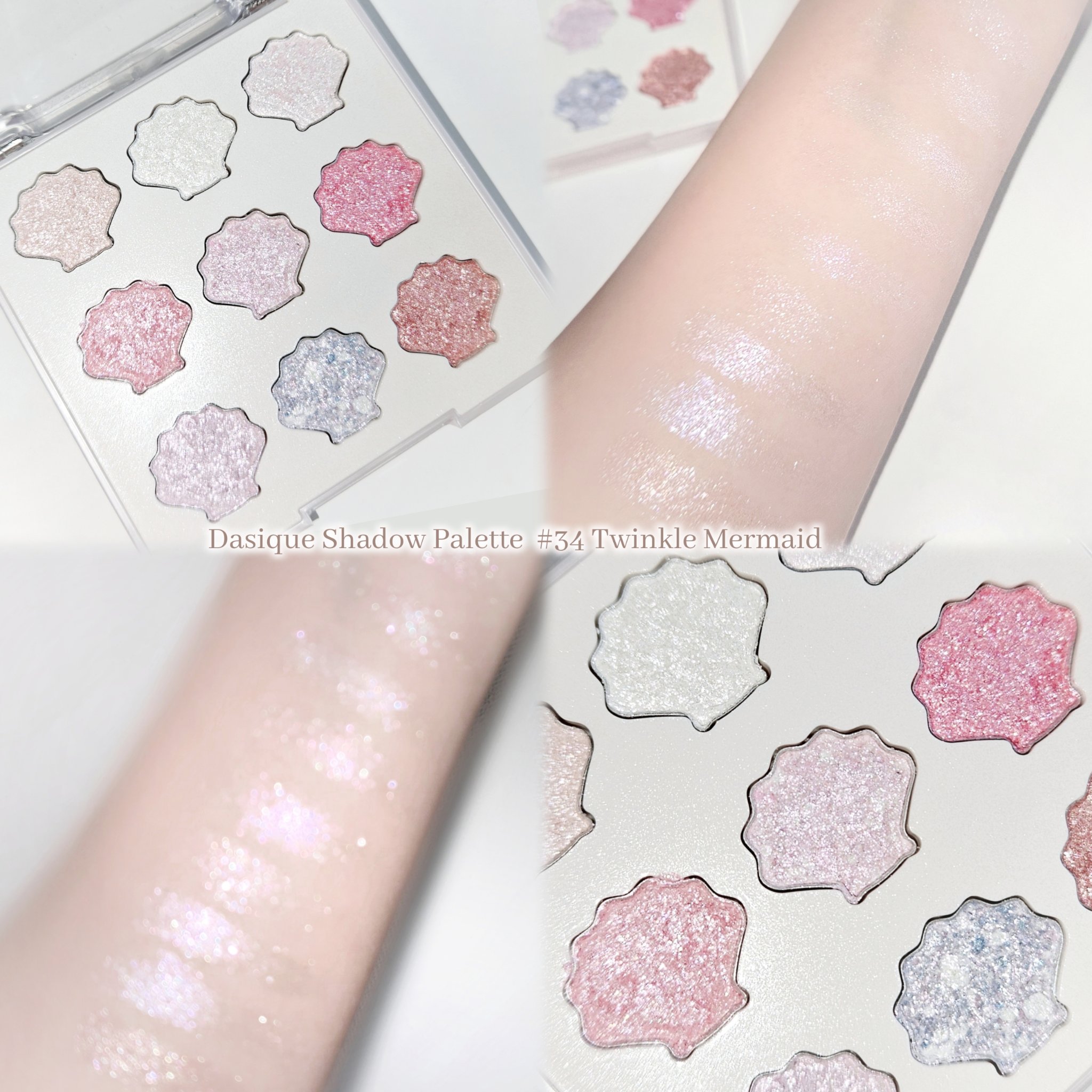 シャイングロイハイライターパレット/dasique/クリームハイライトを使ったクチコミ（2枚目）