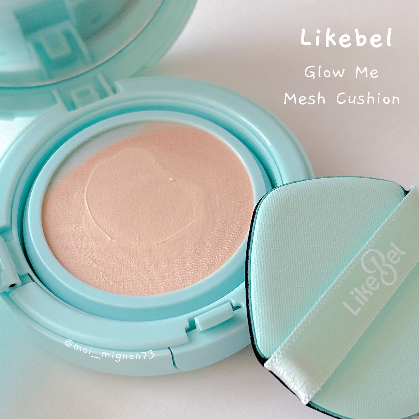 Glow me mesh cushion /Likebel/クッションファンデーションを使ったクチコミ（3枚目）