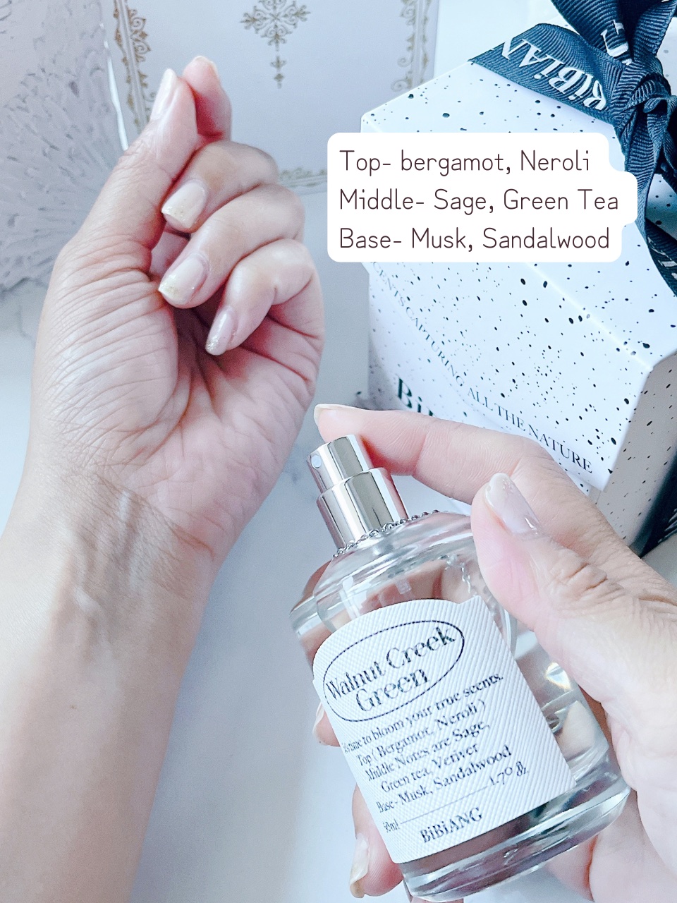 BiBiANG オードパルファムウォールナットクリークグリーンEDP 50ml Qoo10] BiBiANG [BiBiANG]ウォールナットクリーク