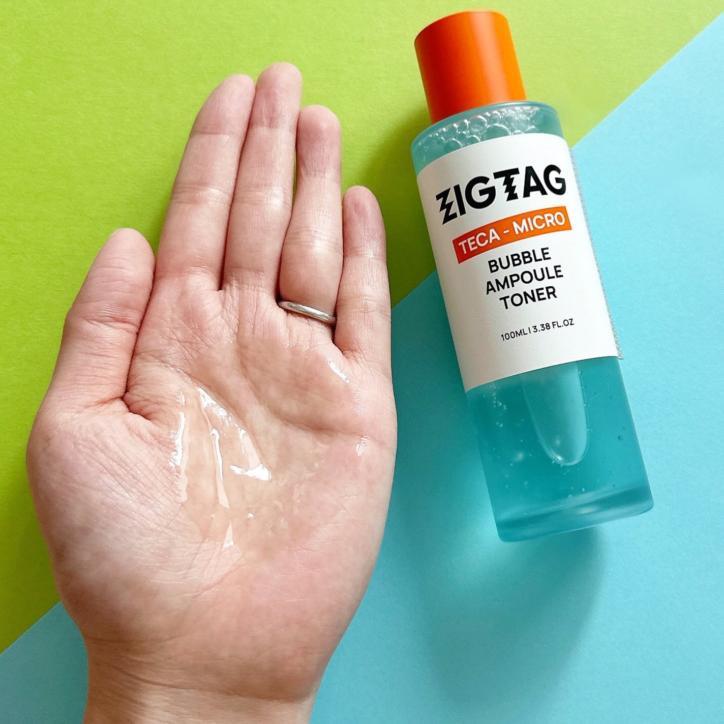 テカマイクロバブルアンプルトナー/ZIGTAG/化粧水を使ったクチコミ(10枚目)