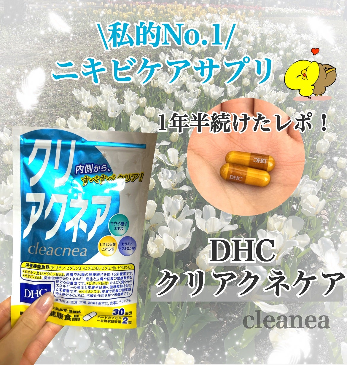 クリアクネア/DHC/美容サプリメントを使ったクチコミ(1枚目)