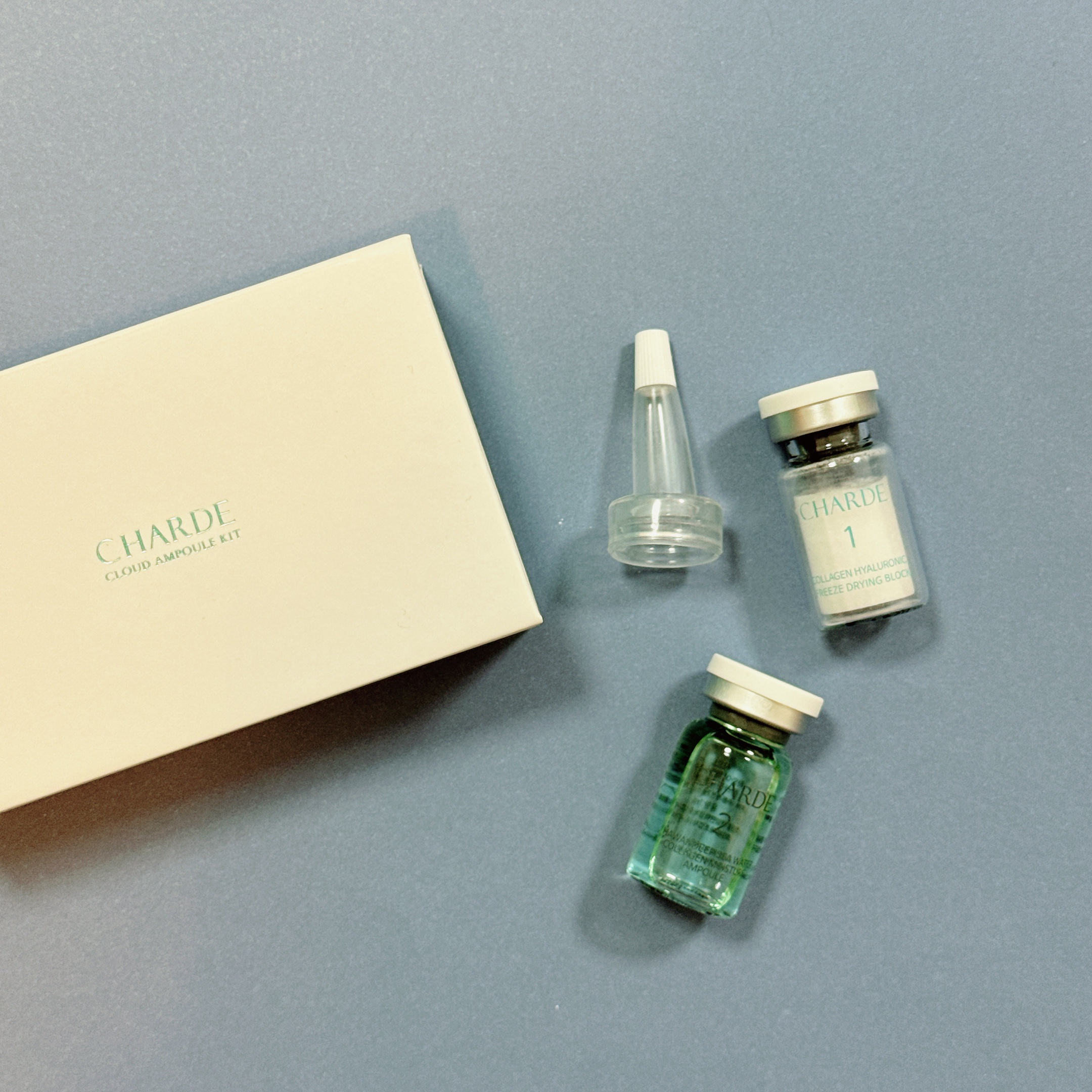 クラウドアンプル 1week キット/CHARDE/美容液を使ったクチコミ（2枚目）