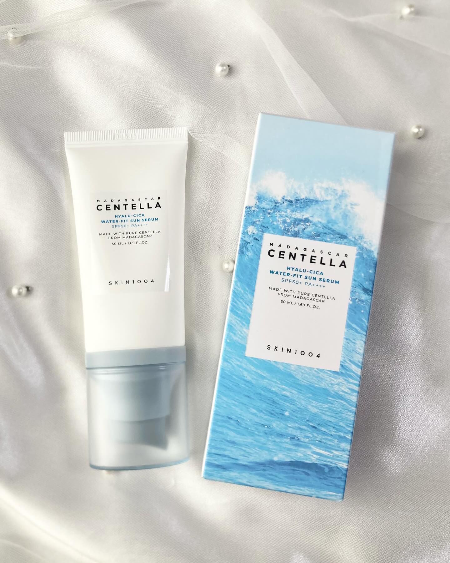 ヒアルーシカ ウォーターフィット サンセラム/SKIN1004/日焼け止めローションを使ったクチコミ（1枚目）