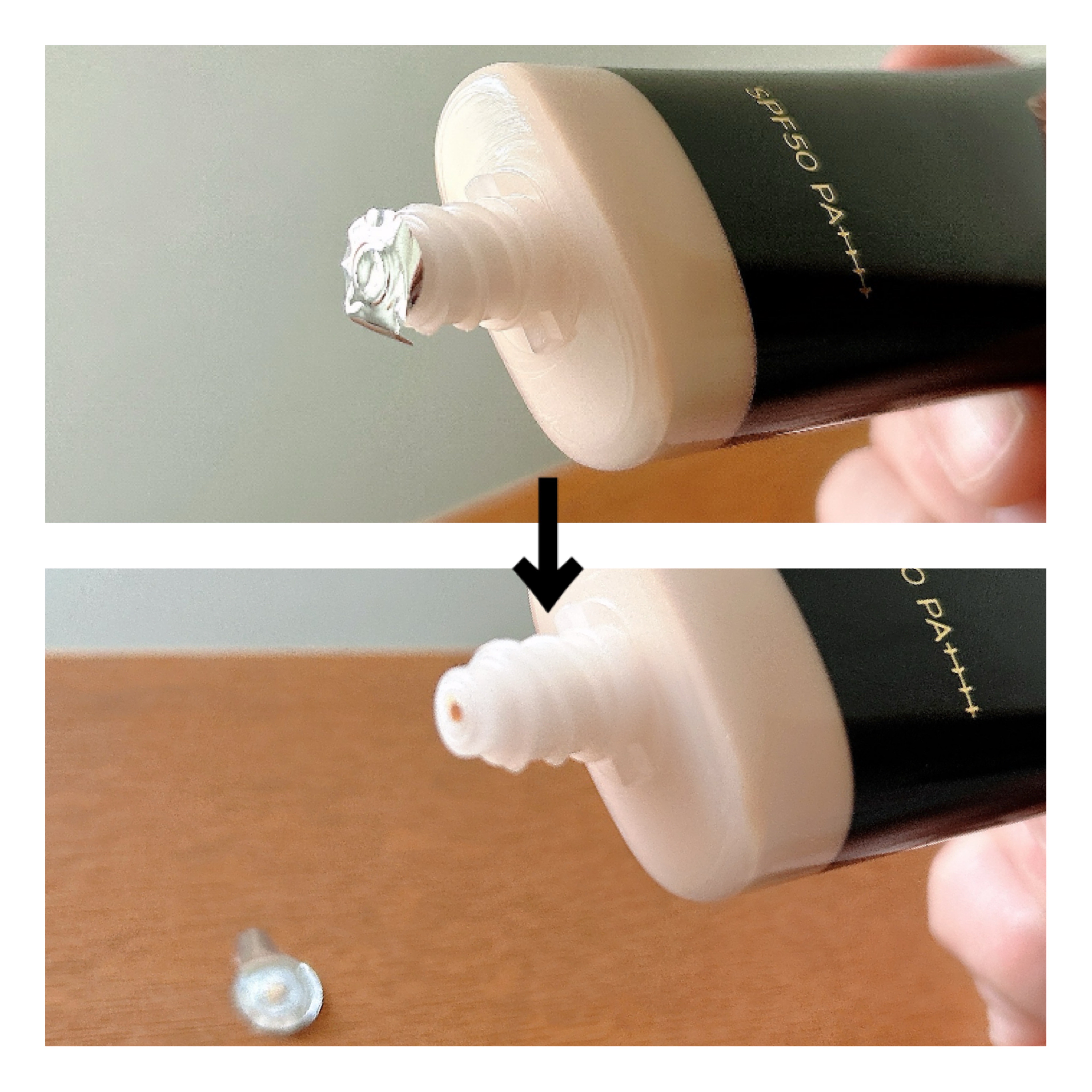 スキンブライトUVクリーム/VanCleo/日焼け止めクリームを使ったクチコミ（2枚目）