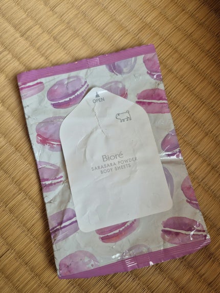 ビオレさらさらパウダーシート 薬用デオドラント 無香料 /ビオレ/ボディシートを使ったクチコミ(1枚目)