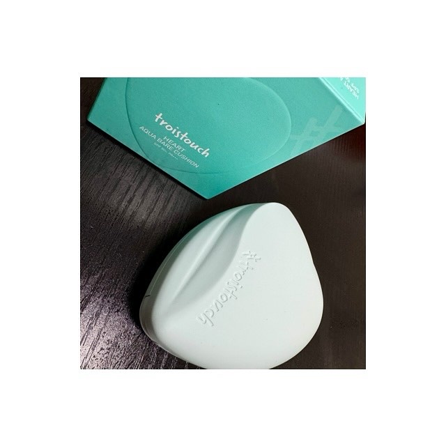 トワタッチ ハートクッション アクアベア/troistouch/クッションファンデーションを使ったクチコミ（1枚目）