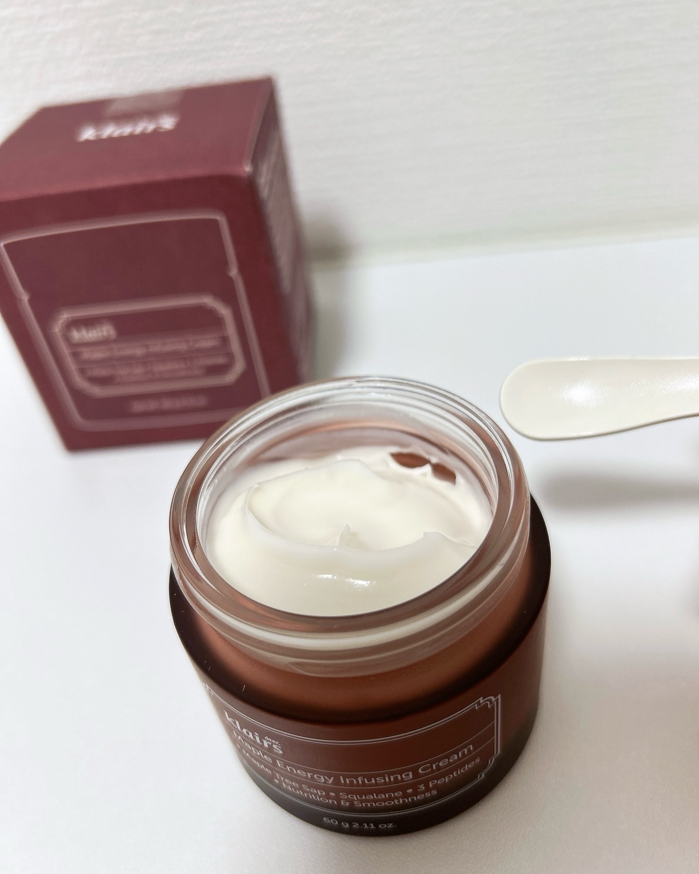 メープルエナジーインフュージングクリーム/Klairs/フェイスクリームを使ったクチコミ（2枚目）