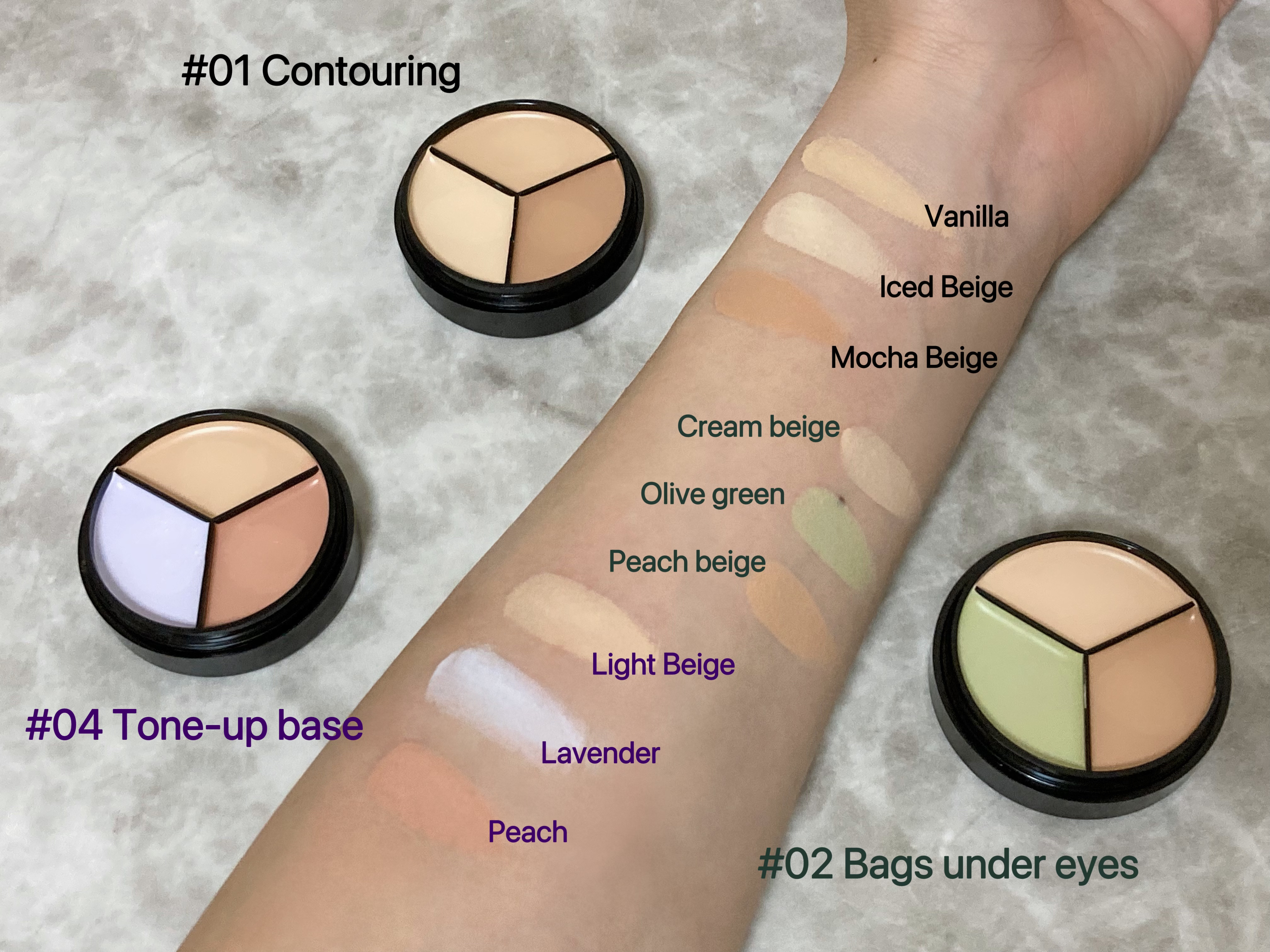 lovelycc マジックカバーチートコンシーラー/LOVELYCC/パレットコンシーラーを使ったクチコミ（3枚目）