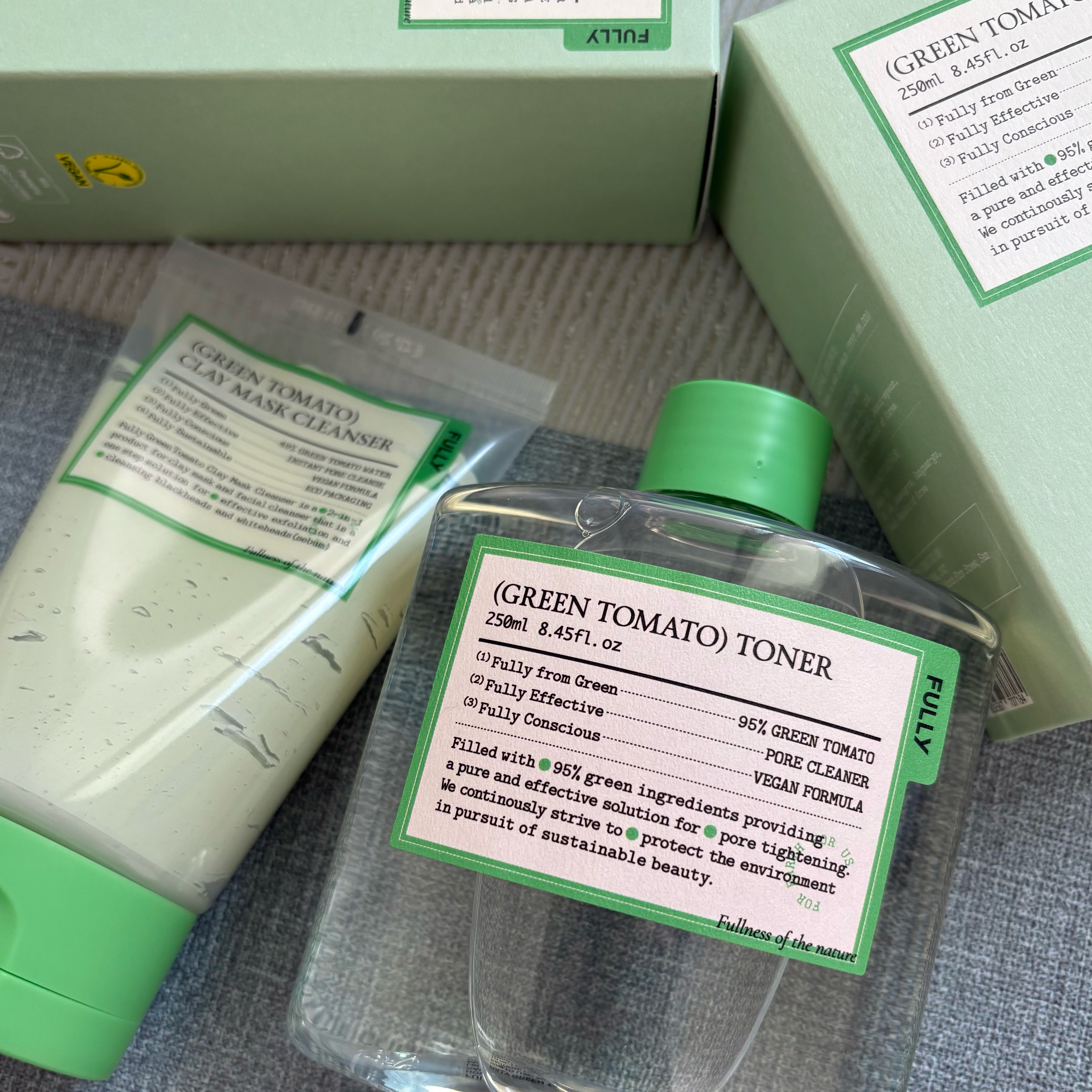 グリーントマトクレイマスククレンザー/FULLY/洗い流すパック・マスクを使ったクチコミ（1枚目）