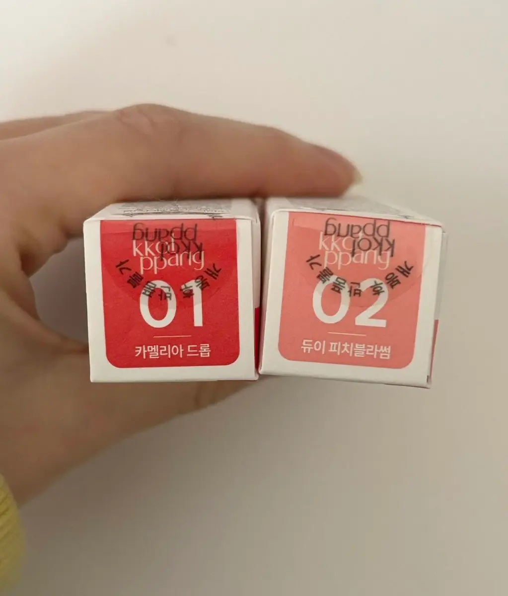 アイスドロップウォーターティント 01 カメリアドロップ/kkotppang/リップティントを使ったクチコミ（2枚目）