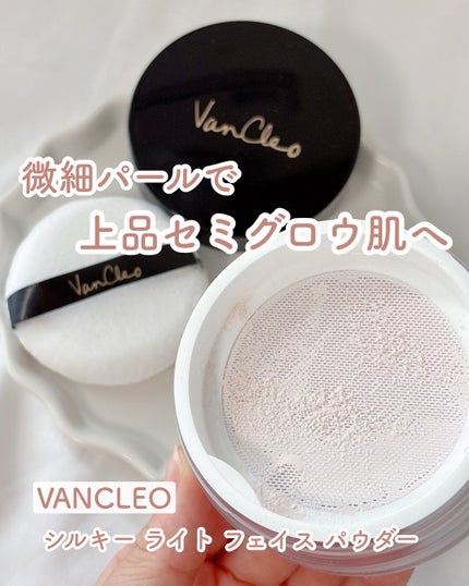 シルキー ライトフェイスパウダー/VanCleo/ルースパウダーを使ったクチコミ(1枚目)