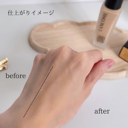 タンイドル ウルトラ ウェア リキッド N/LANCOME/リキッドファンデーションを使ったクチコミ(4枚目)