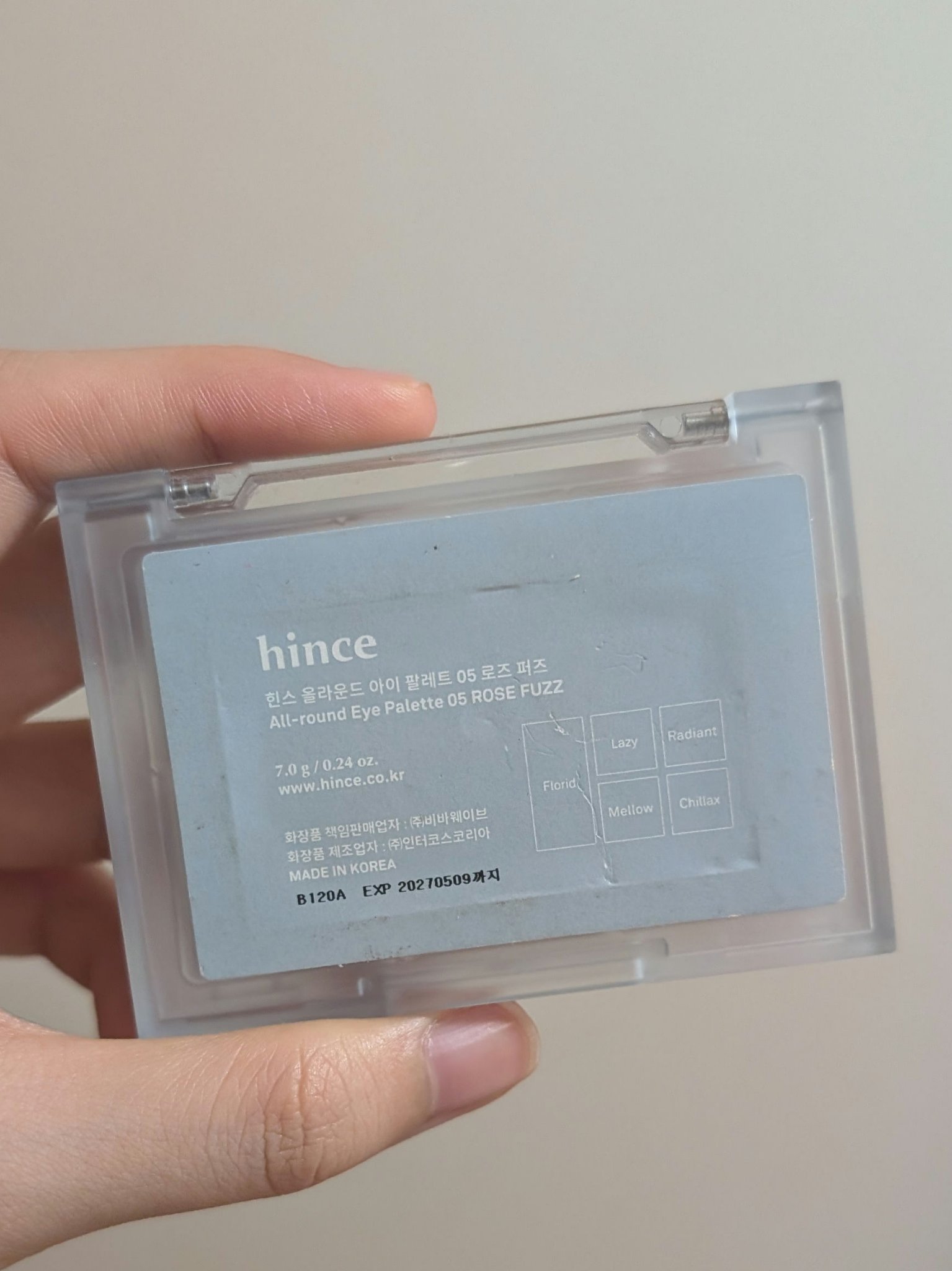 オールラウンドアイパレット 05 ローズファズ/hince/マルチパレットを使ったクチコミ（2枚目）