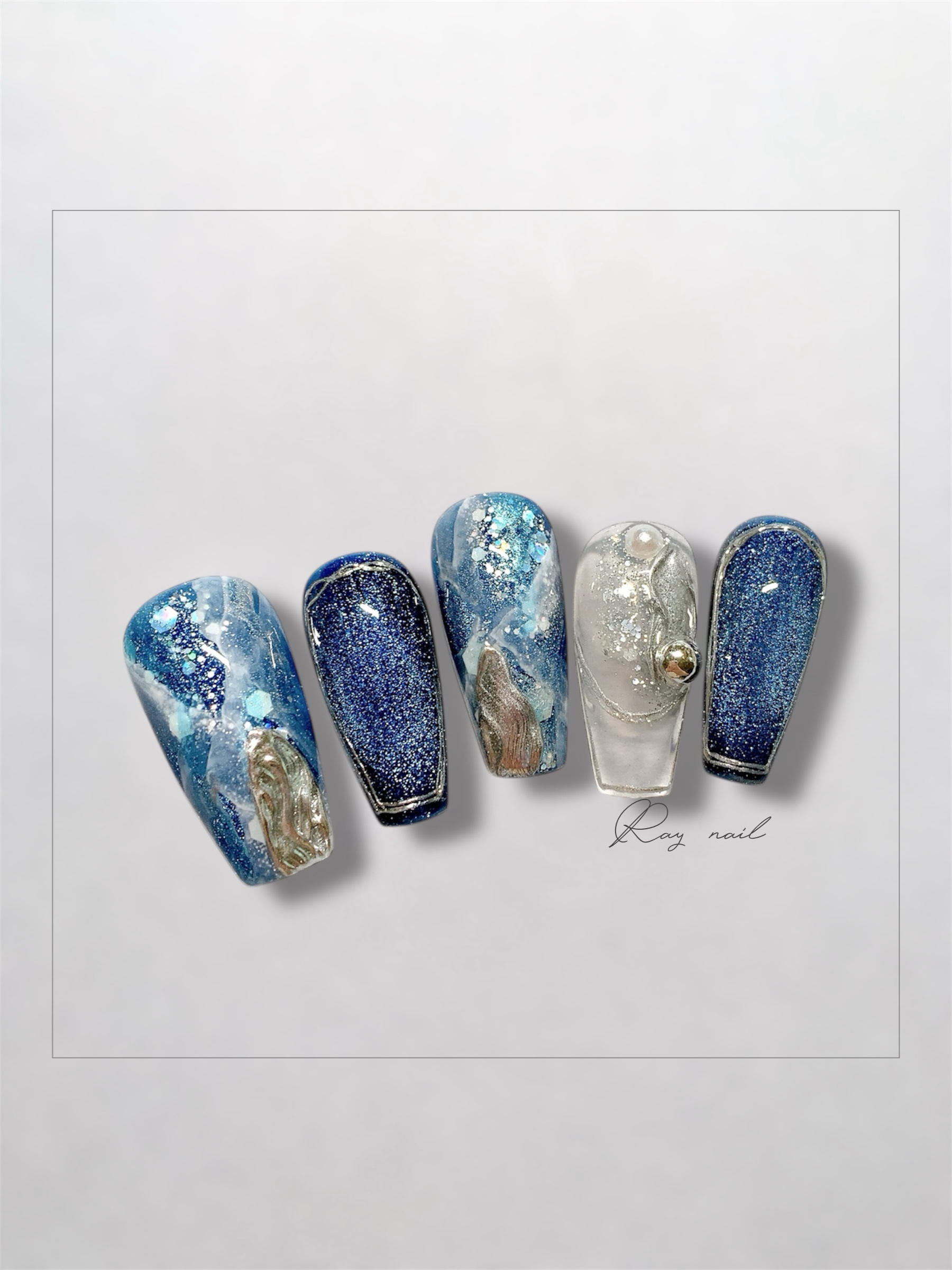 ジェルネイル（ライト対応）/セリア/ジェルネイルを使ったクチコミ（2枚目）