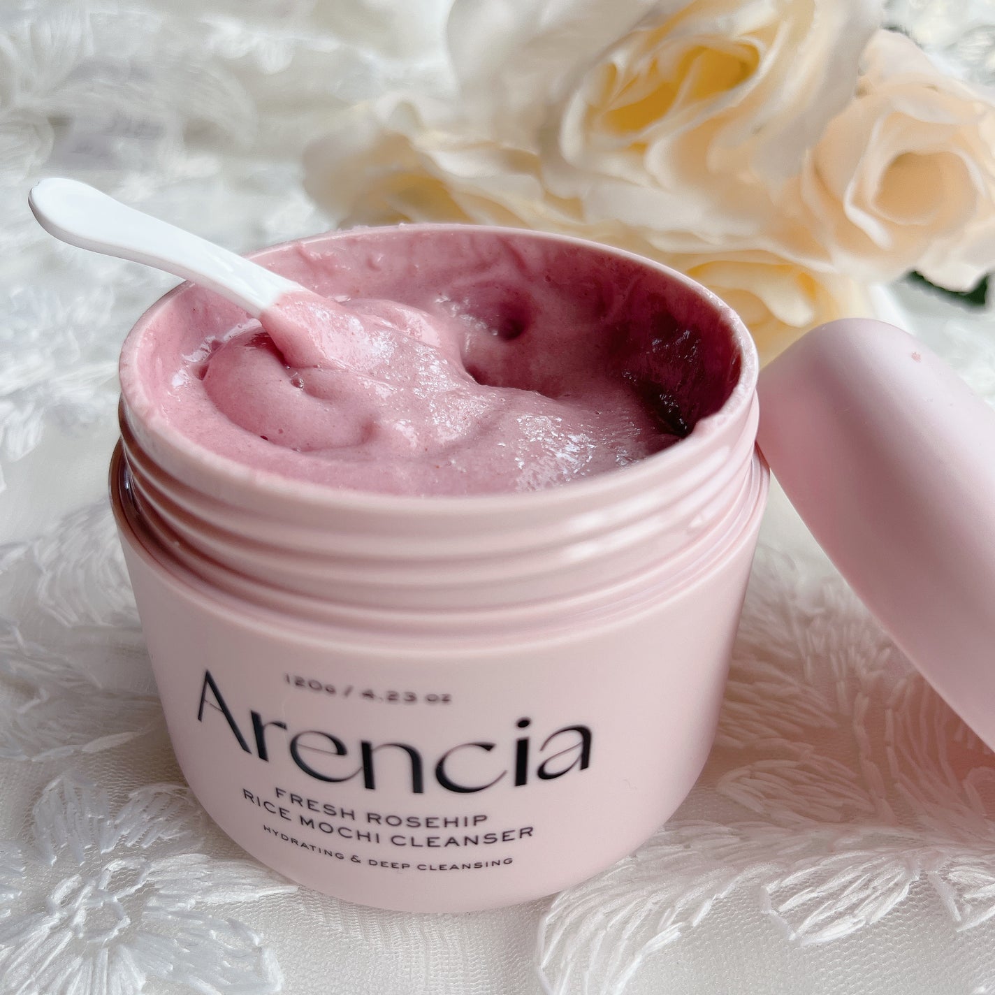 アレンシアフレッシュもちソープ「ロイヤルローズヒップ」/アレンシア/その他洗顔料を使ったクチコミ(2枚目)