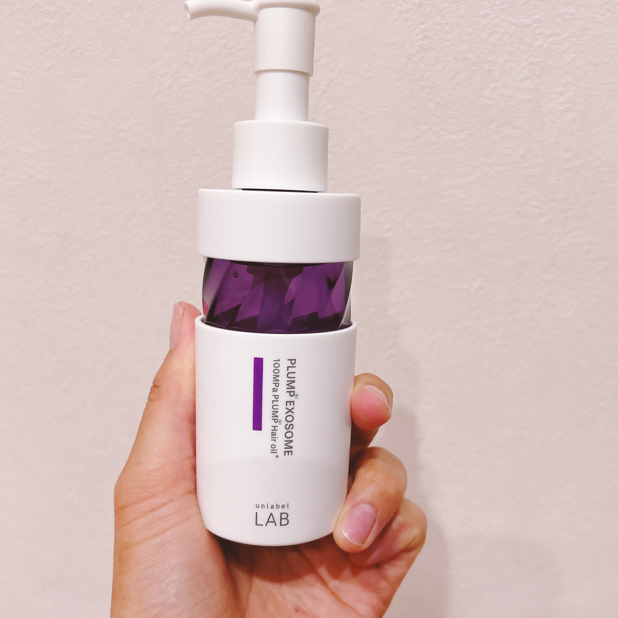 アンレーベル　ラボ　EX　バウンス　ヘアオイル/unlabel/ヘアオイルを使ったクチコミ（2枚目）