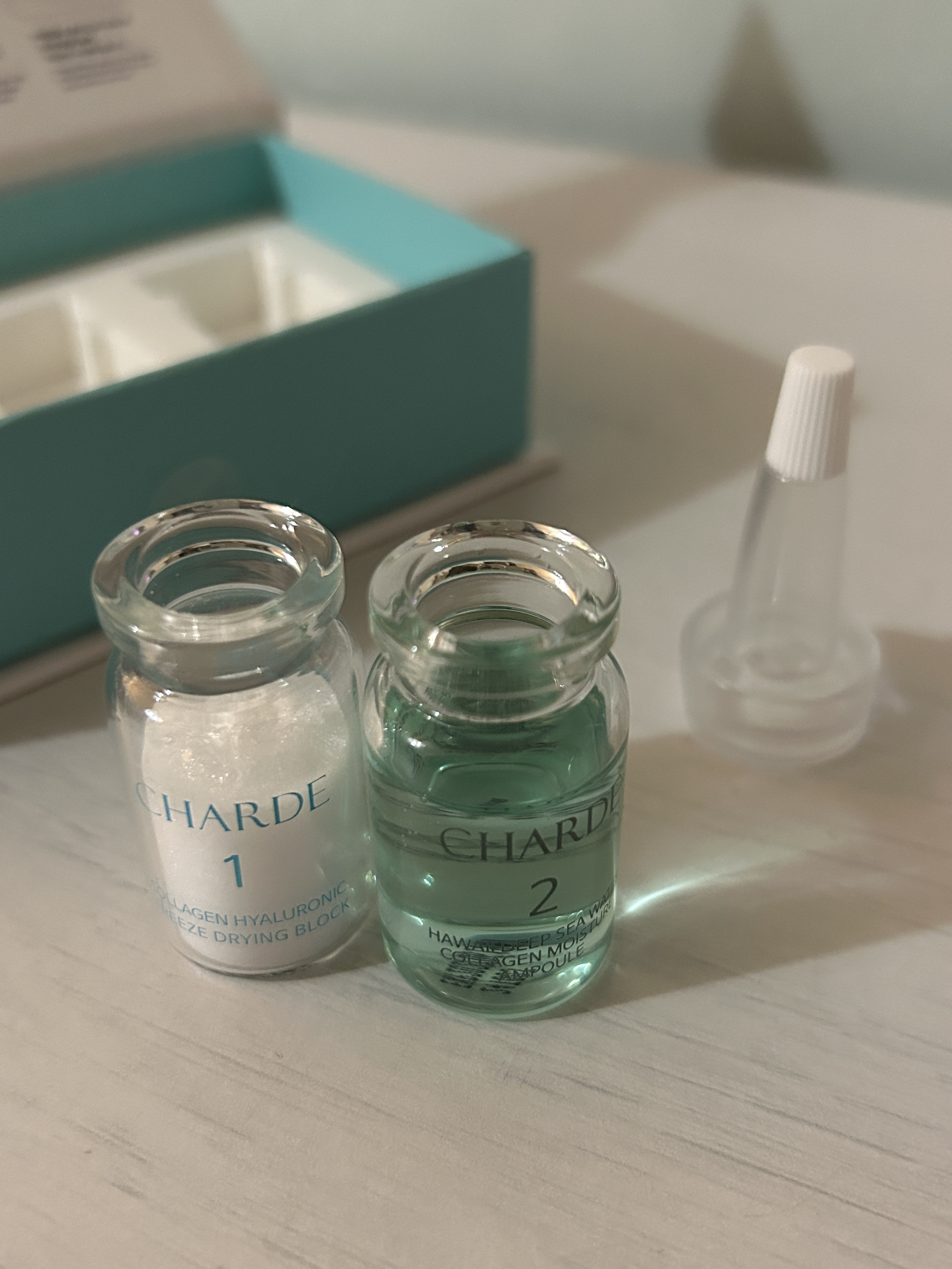 クラウドアンプル 1week キット/CHARDE/美容液を使ったクチコミ（2枚目）