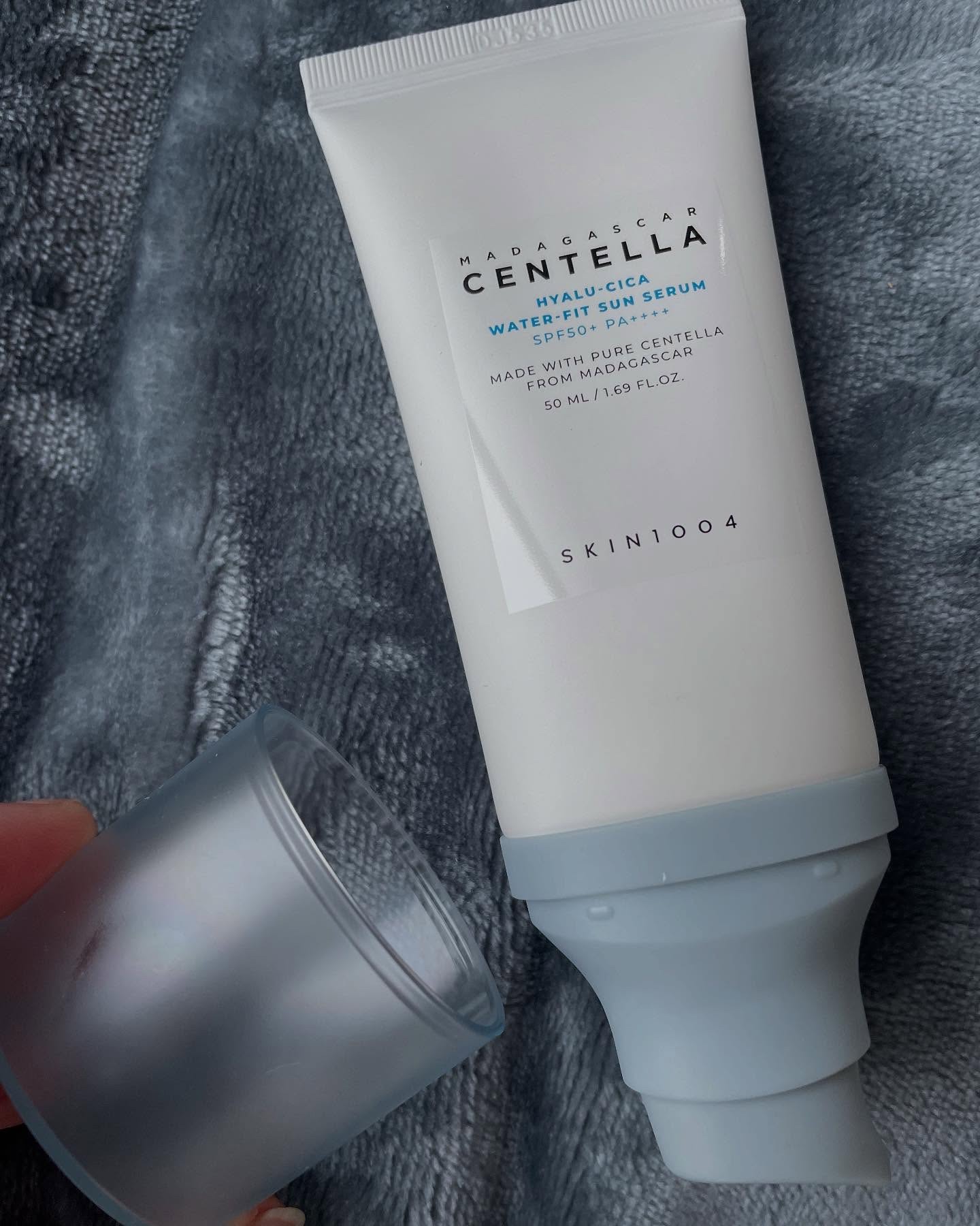 ヒアルーシカ ウォーターフィット サンセラム/SKIN1004/日焼け止めローションを使ったクチコミ（2枚目）