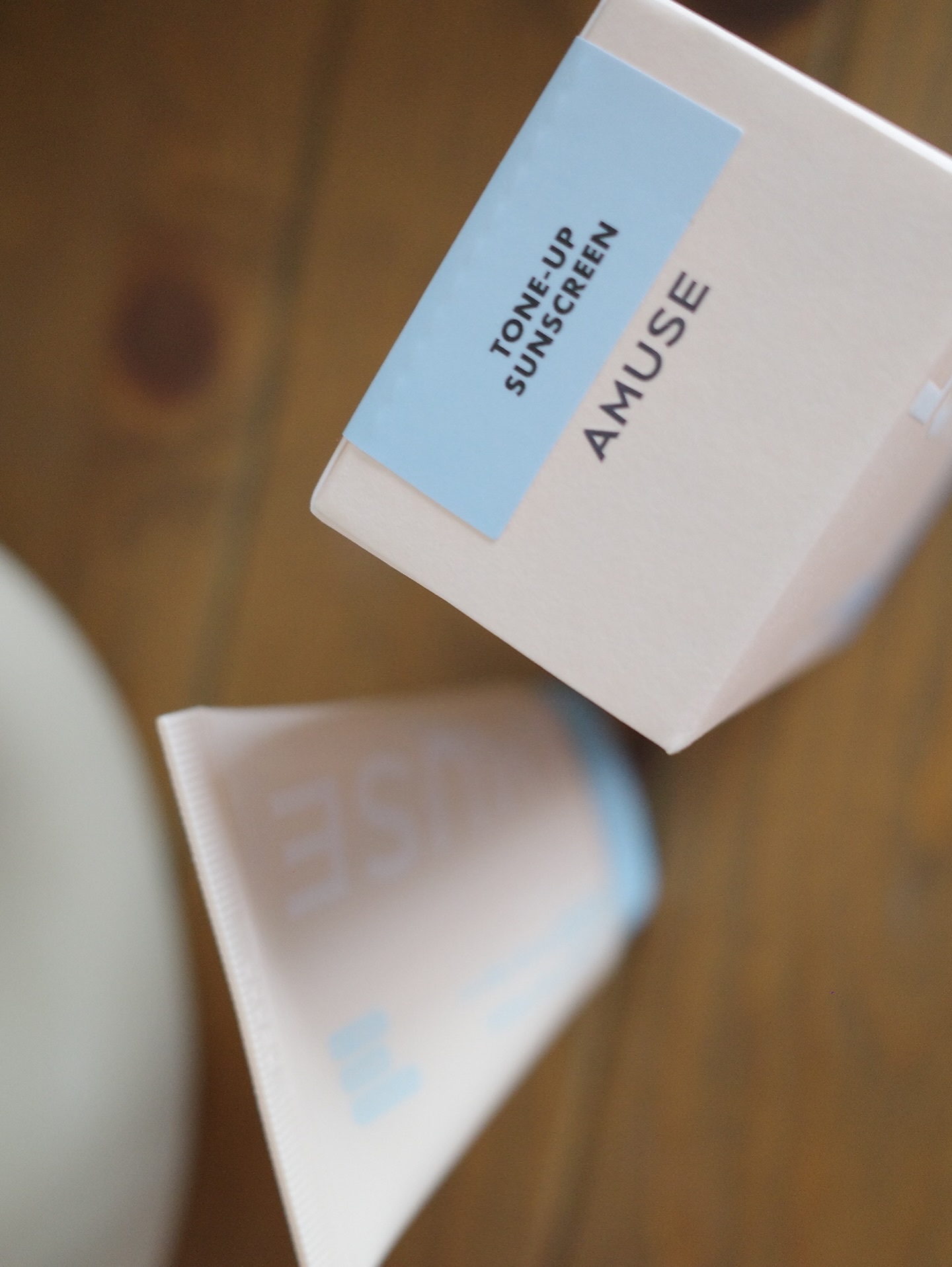 ベージュトーンアップ365ヴィーガンサンクリーム/AMUSE/日焼け止めクリームを使ったクチコミ（3枚目）