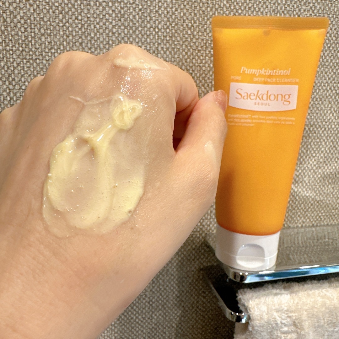 PUMPKINTINOL パッククレンザー/Saekdong SEOUL/洗顔フォームを使ったクチコミ（2枚目）