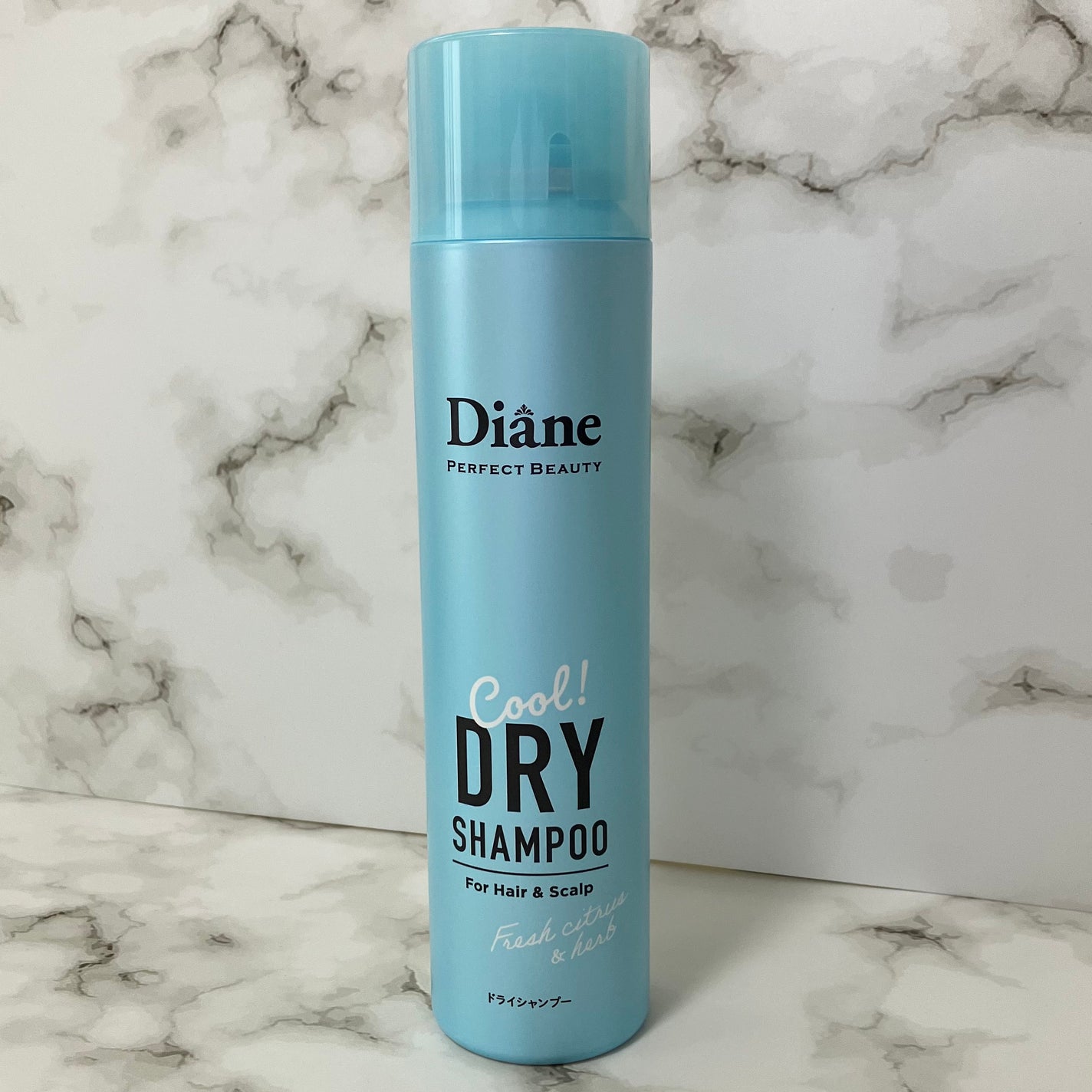 パーフェクトビューティー ドライシャンプー クール フレッシュシトラス&ハーブの香り/ダイアン/ドライシャンプーを使ったクチコミ(1枚目)