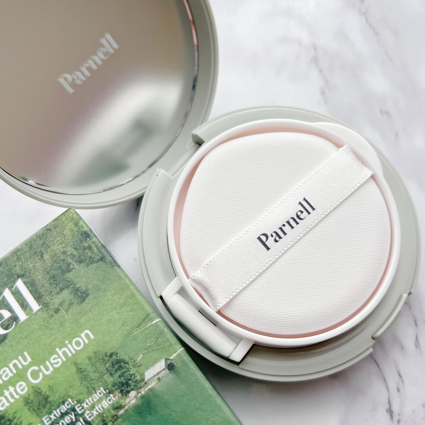 シカマヌ セラム イン マット クッション/parnell/クッションファンデーションを使ったクチコミ(3枚目)