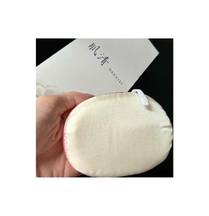洗顔パフ SILK PUFF リボンタイプ/肌清 HADASEI/その他を使ったクチコミ(3枚目)