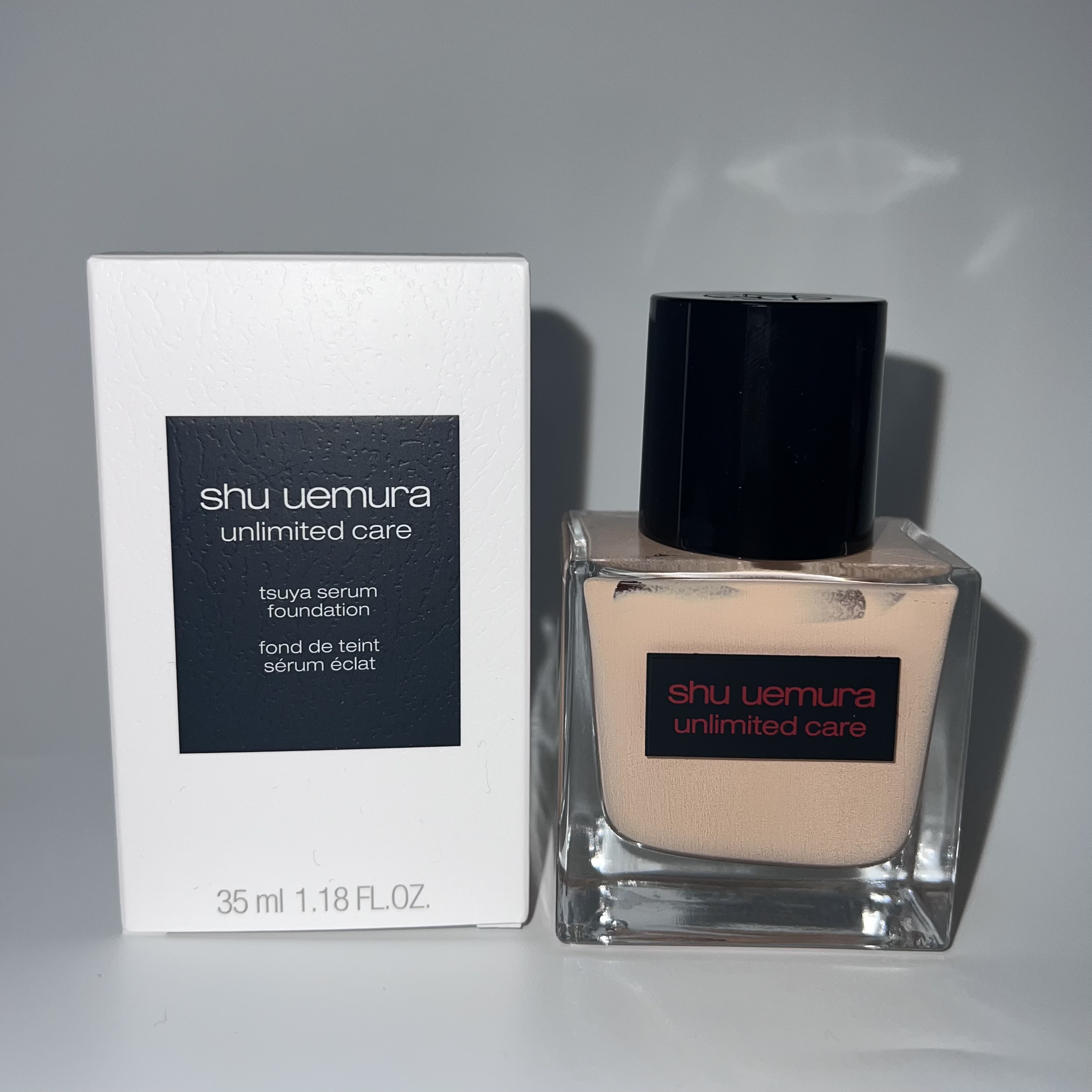 アンリミテッド ケア ツヤ セラム ファンデーション/shu uemura/リキッドファンデーションを使ったクチコミ（1枚目）