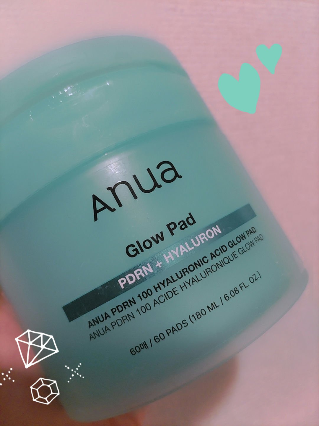 PDRN100ヒアルロン酸グロウパッド/Anua/トナーパッドを使ったクチコミ（1枚目）