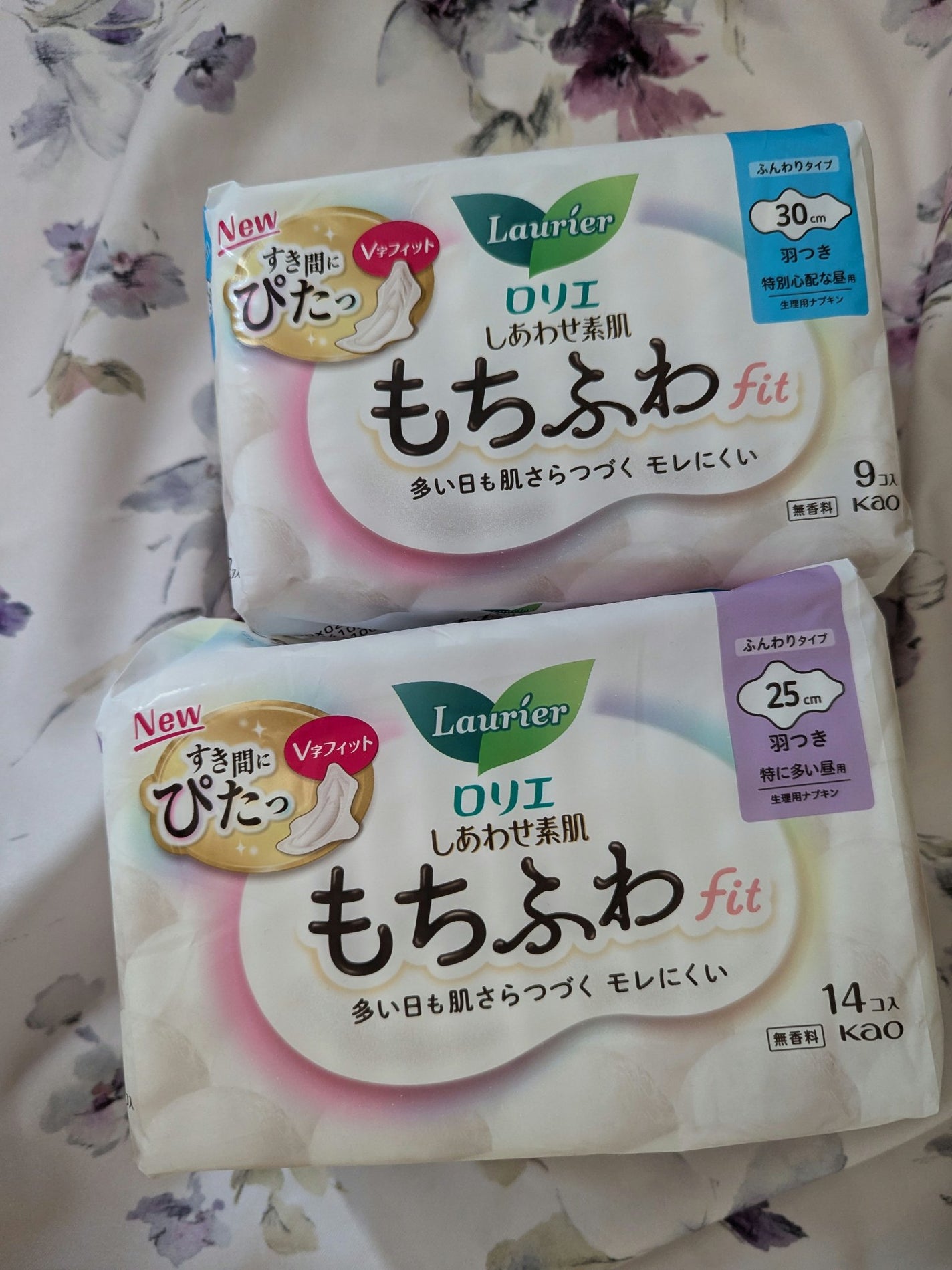 ロリエ もちふわ fit 25cm 羽つき 14コ入 (医薬部外品 )/ロリエ/ナプキンを使ったクチコミ(1枚目)