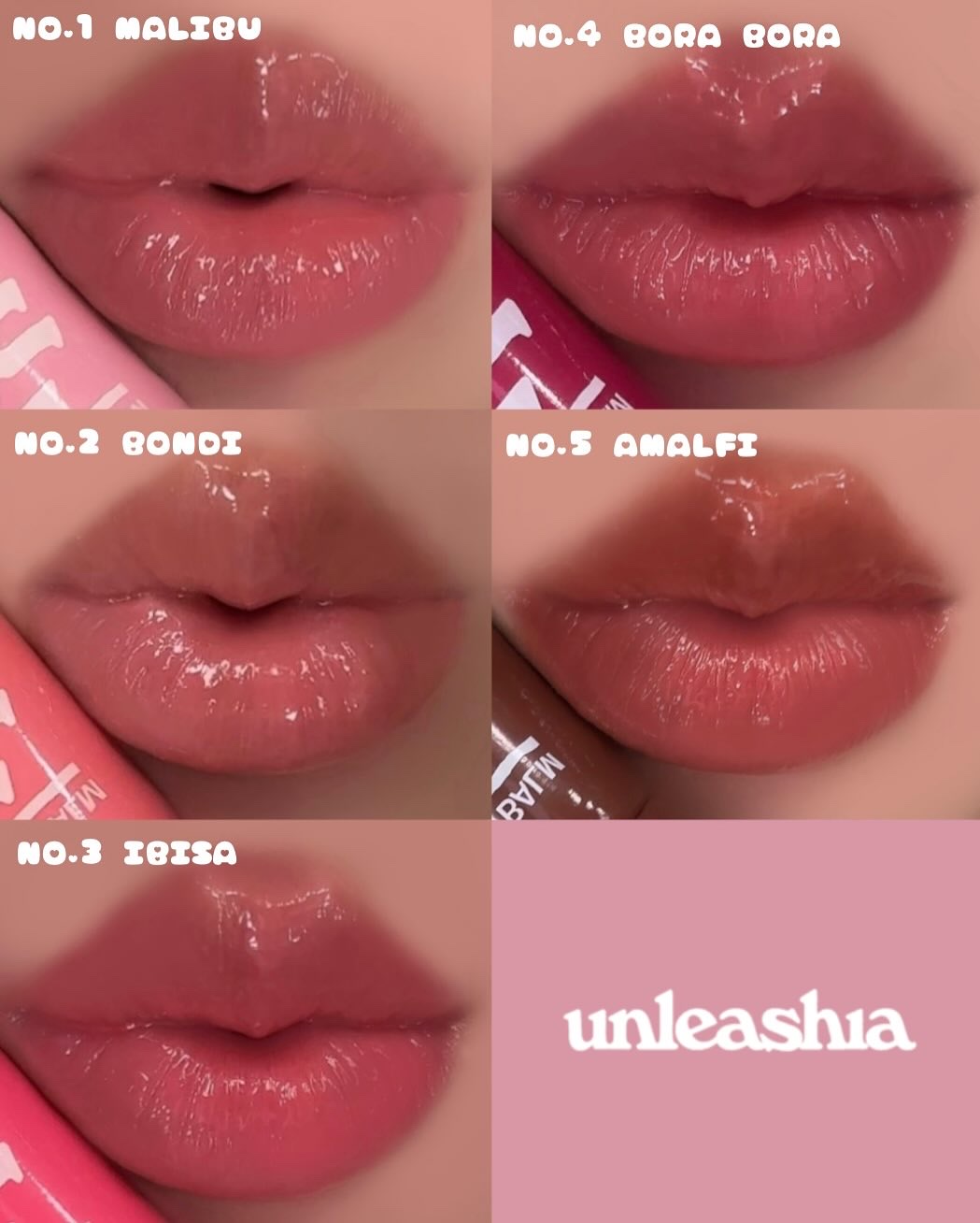 サンセットダズルグロスバーム/unleashia/リップグロスを使ったクチコミ（3枚目）