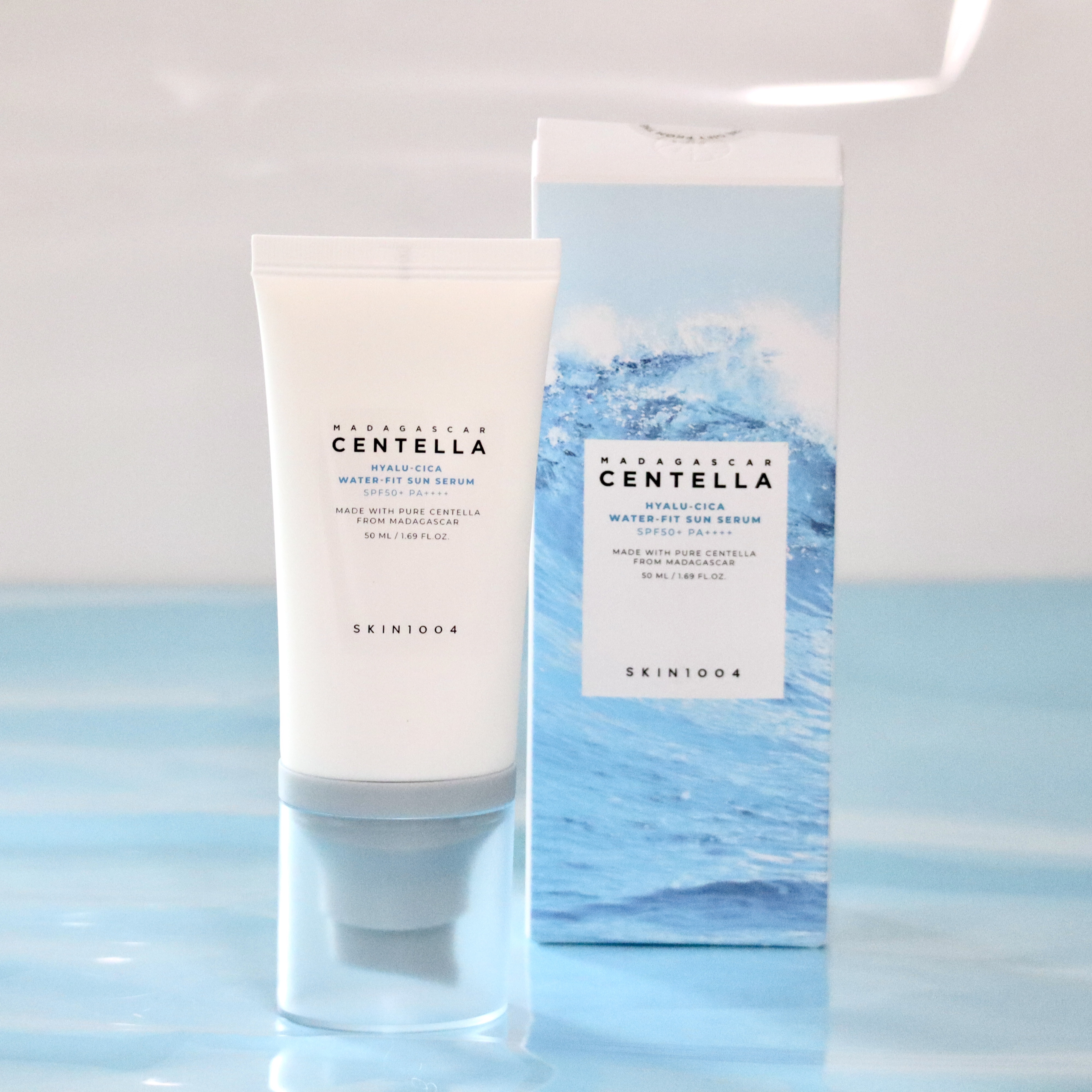 ヒアルーシカ ウォーターフィット サンセラム/SKIN1004/日焼け止めローションを使ったクチコミ（3枚目）