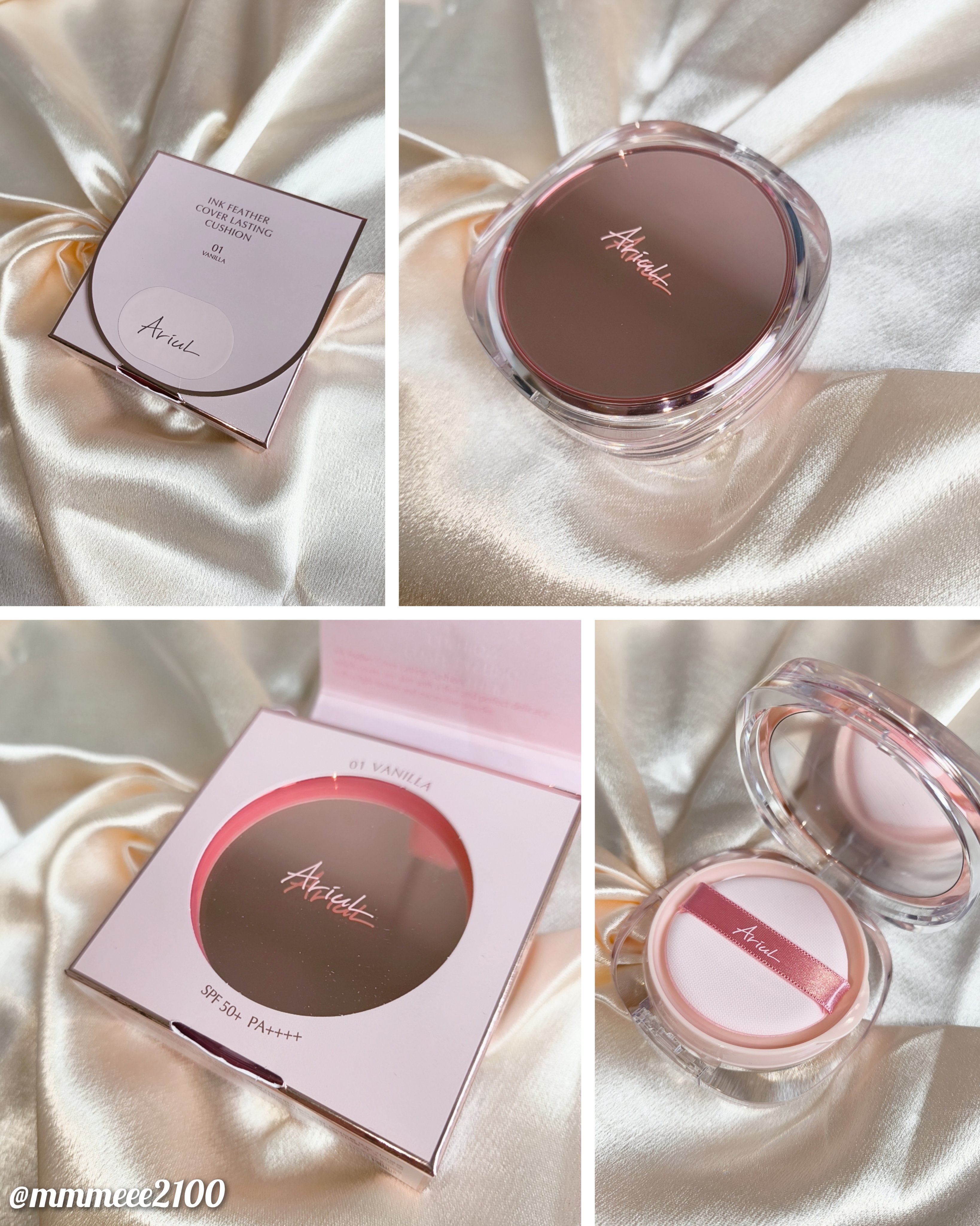 アリウル インクフェザーカバーラスティングクッション/Ariul/クッションファンデーションを使ったクチコミ（1枚目）