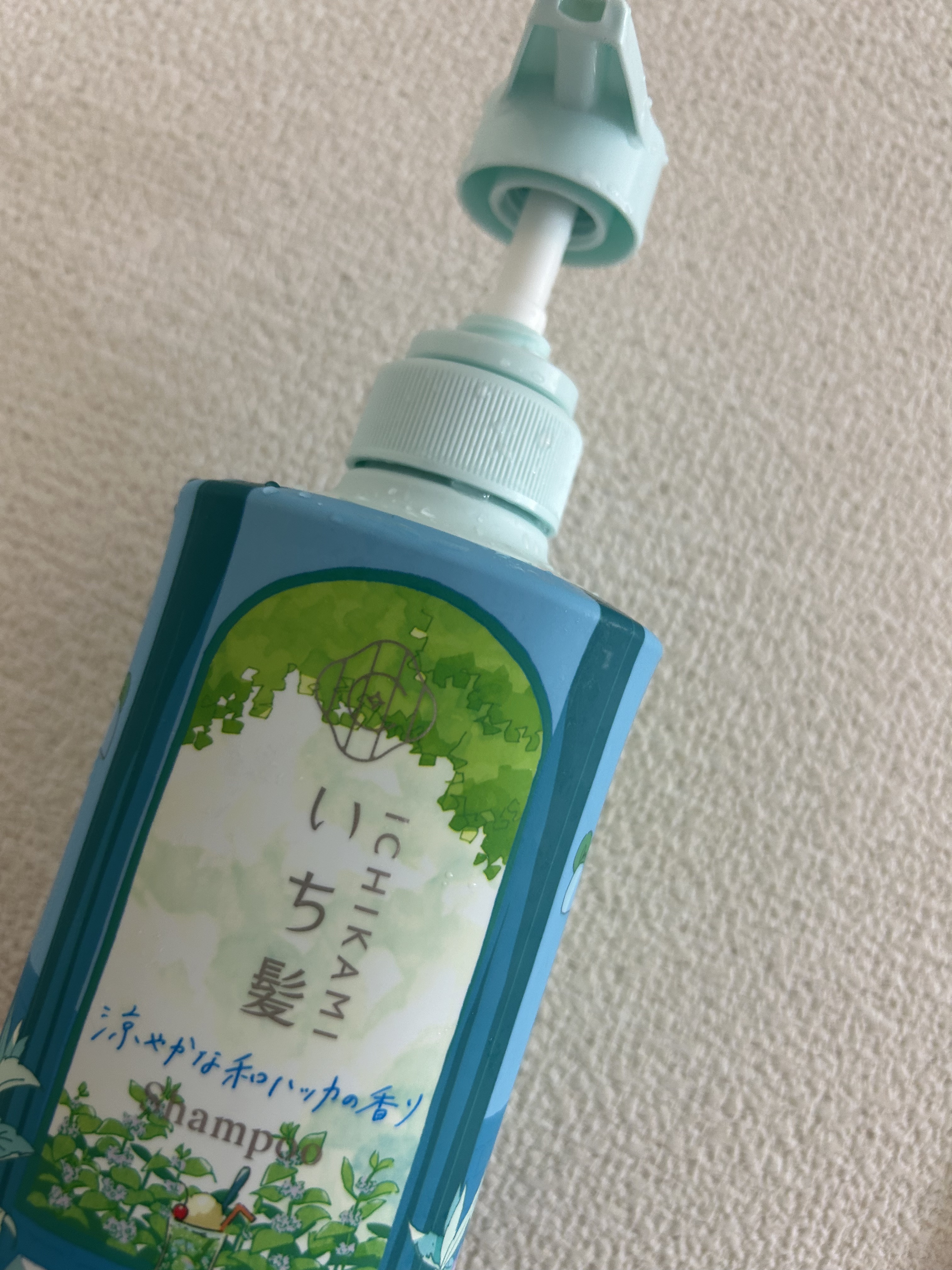 いち髪　シャンプー＆コンディショナー（涼やかな和ハッカの香り）/いち髪/市販シャンプーを使ったクチコミ（1枚目）