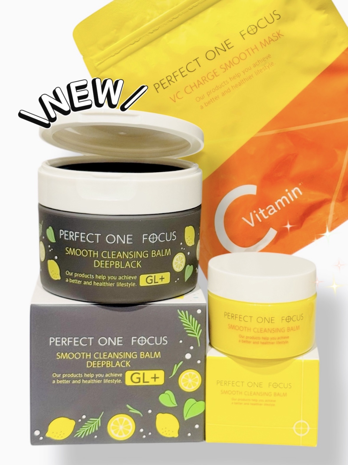 スムースクレンジングバーム ディープブラック GL+/PERFECT ONE  FOCUS/クレンジングバームを使ったクチコミ（1枚目）