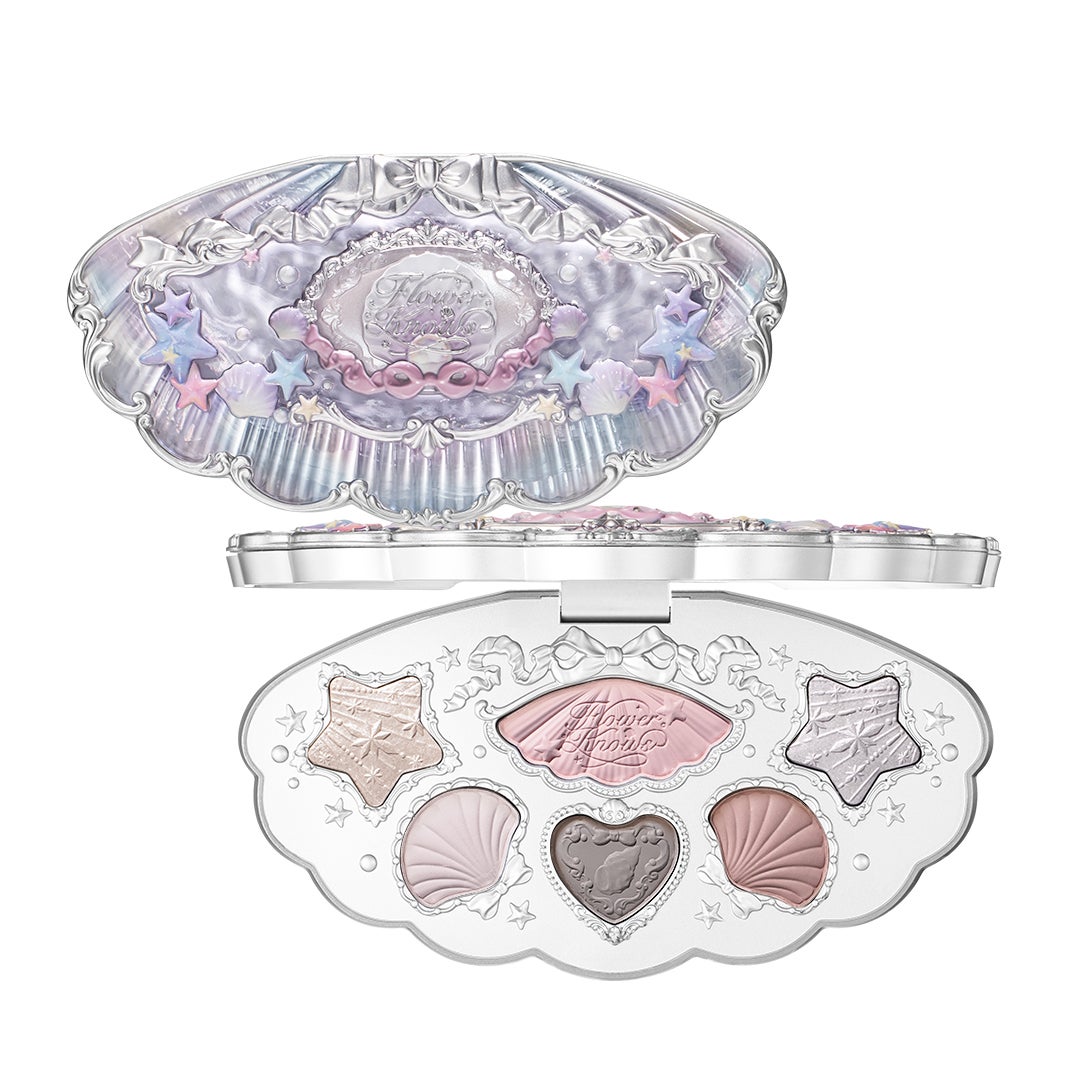 シェルズジュエルコレクション 6色アイシャドウパレット 01 Moonlight Pearl