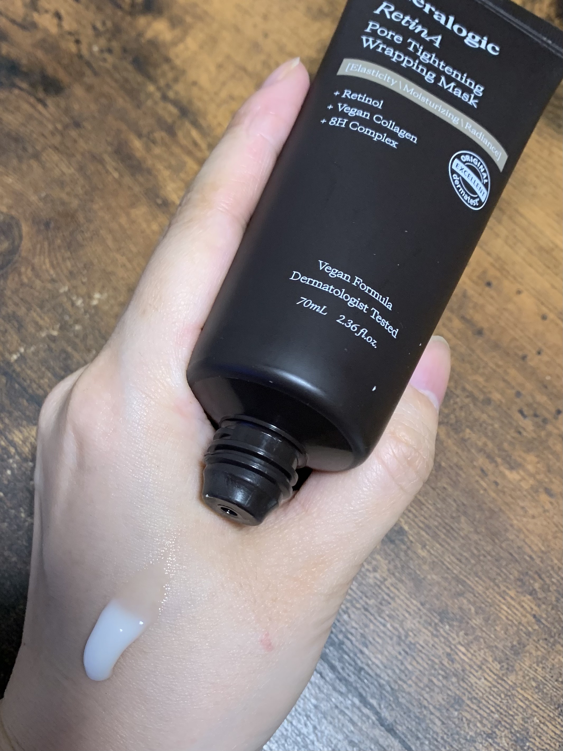 RetinA ポアタイトニングラッピングマスク/theralogic/シートマスク・パックを使ったクチコミ（3枚目）