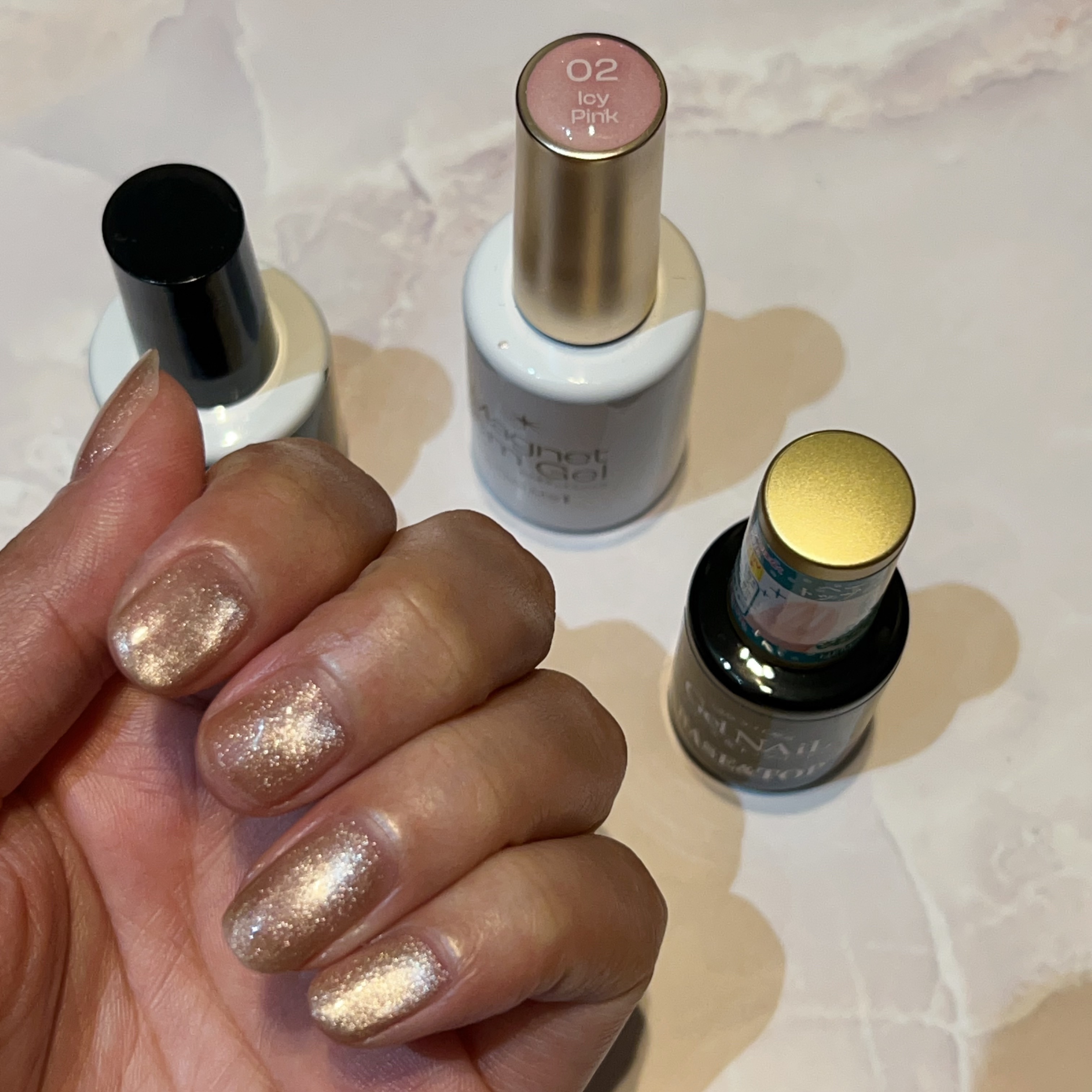 ジェルネイル（ライト対応）/セリア/ジェルネイルを使ったクチコミ（3枚目）