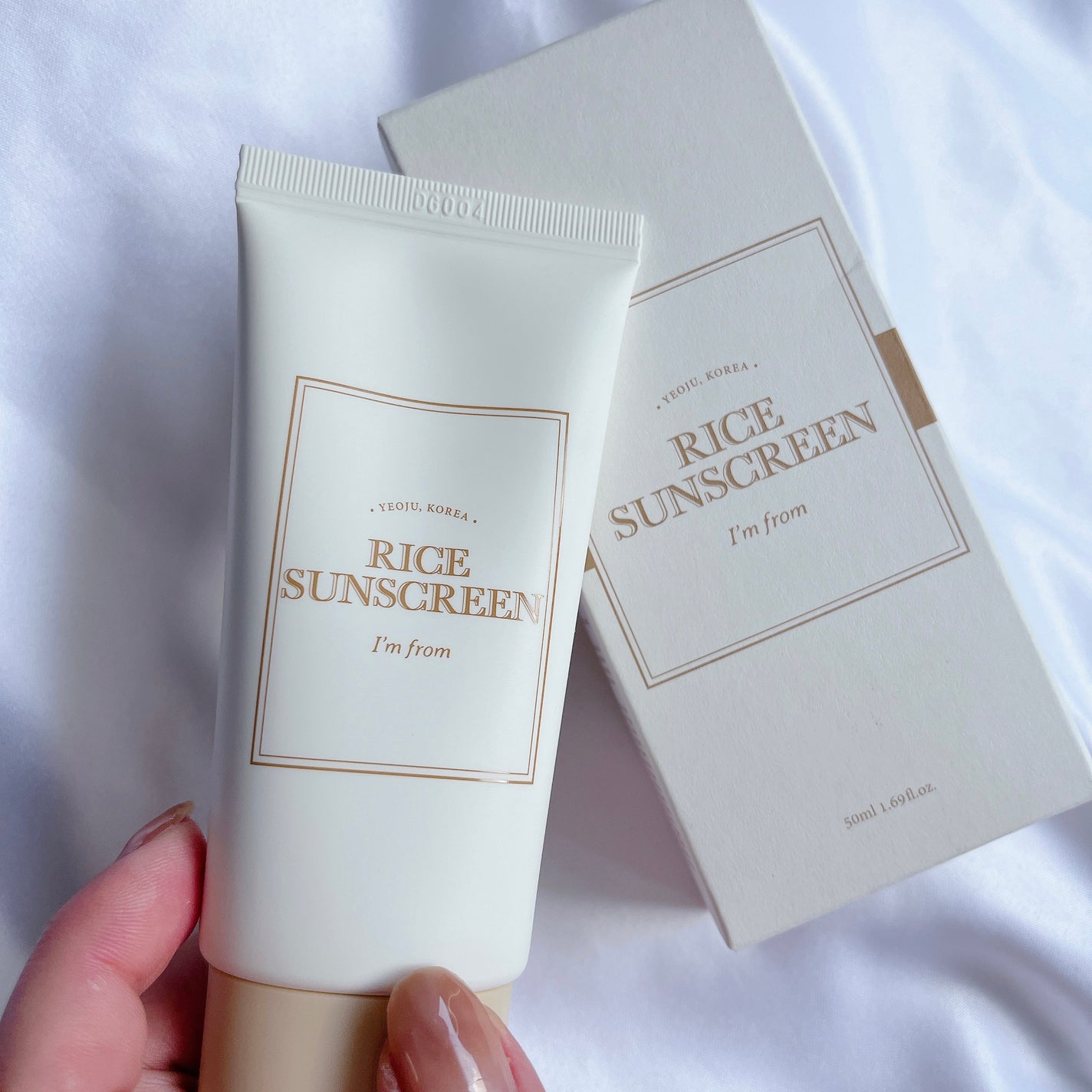 ライスサンスクリーン/I'm from/日焼け止めクリームを使ったクチコミ(1枚目)