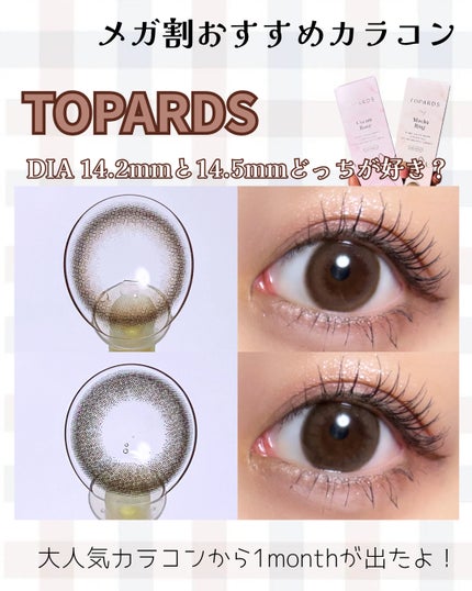 TOPARDS 1day/TOPARDS/ワンデー(1DAY)カラコンを使ったクチコミ(1枚目)