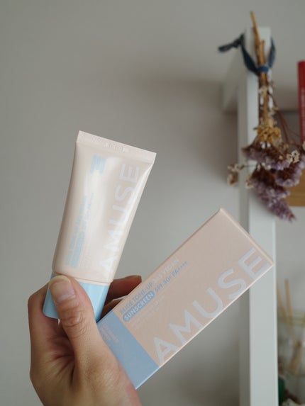 ベージュトーンアップ365ヴィーガンサンクリーム/AMUSE/日焼け止めクリームを使ったクチコミ(4枚目)