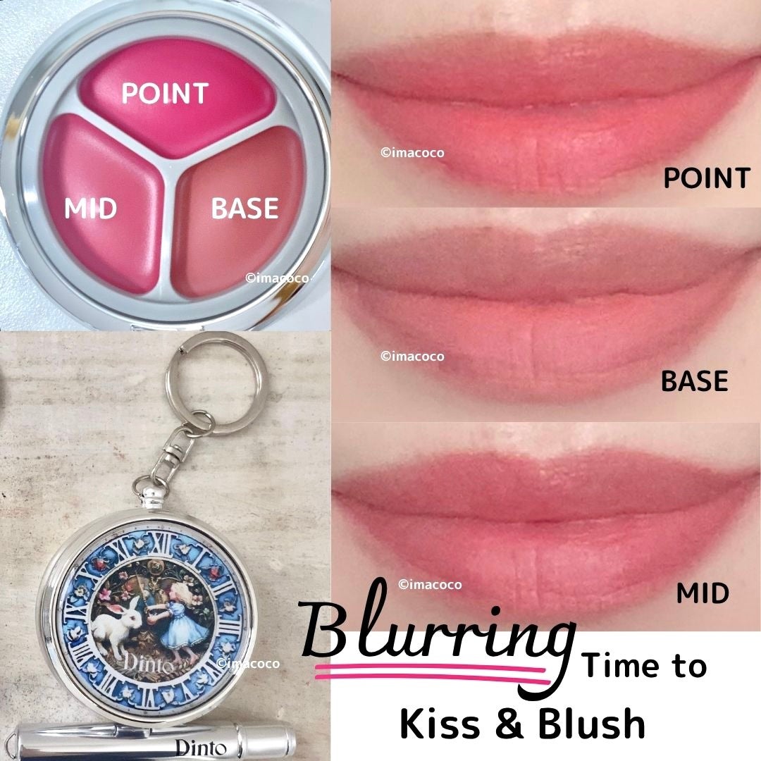 グローイングタイムトゥーキスアンドブラッシュ/Dinto/口紅を使ったクチコミ(3枚目)