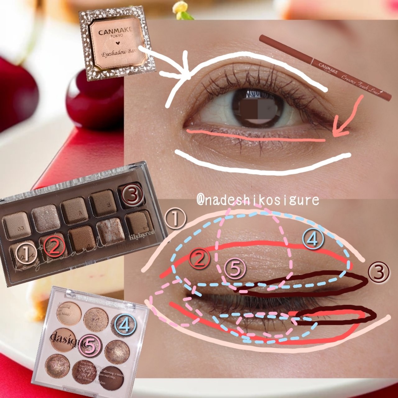 アイシャドウベース/キャンメイク/アイシャドウベースを使ったクチコミ（3枚目）