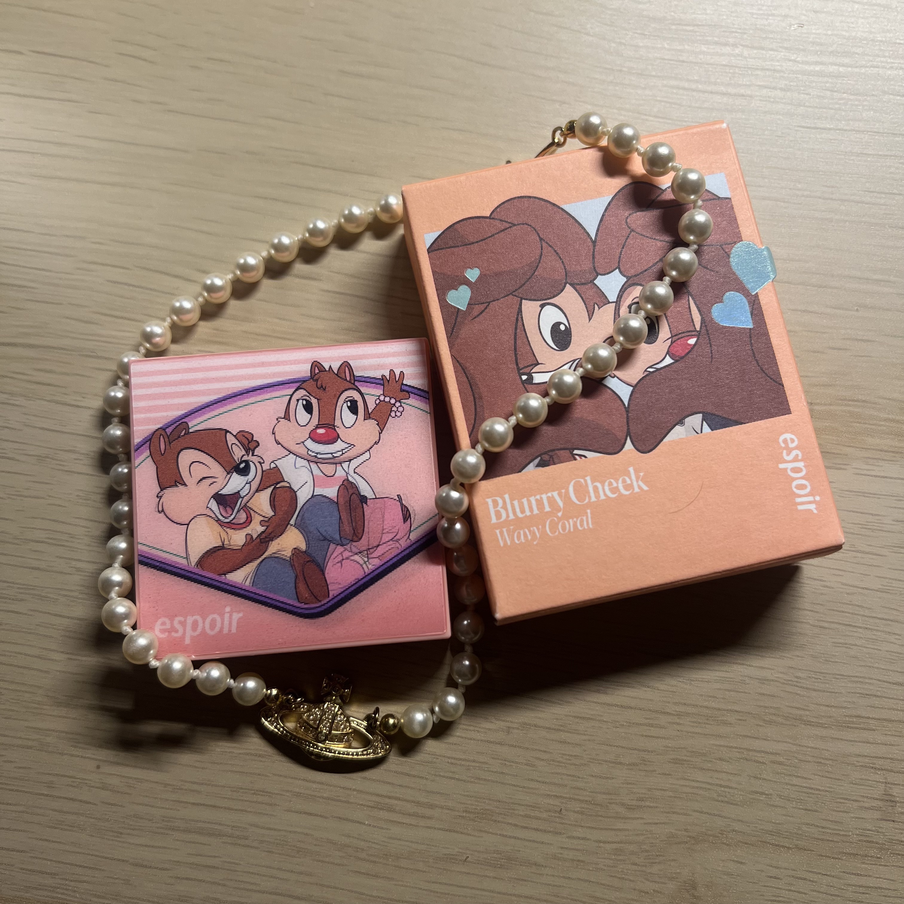 ブラリーチーク(ディズニーエディション)/espoir/チークを使ったクチコミ（1枚目）