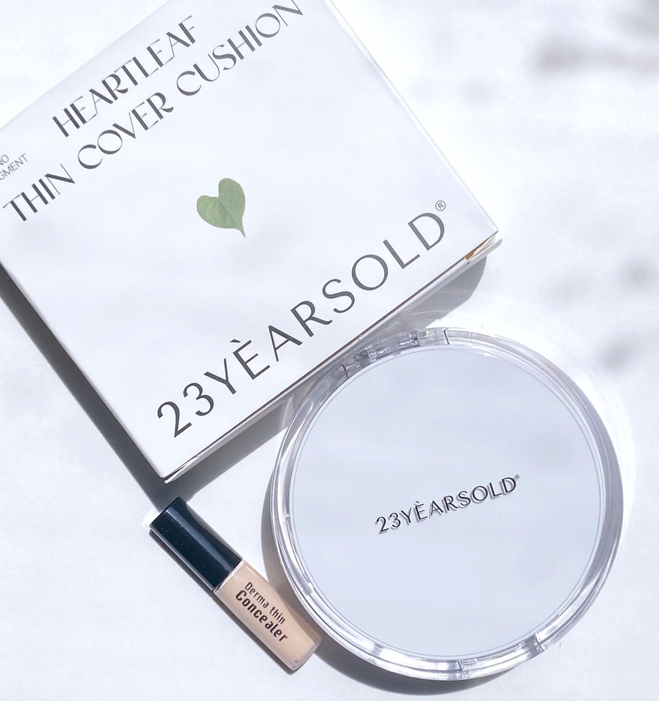 ハートリーフシーンカバークッション/23years old/クッションファンデーションを使ったクチコミ（1枚目）