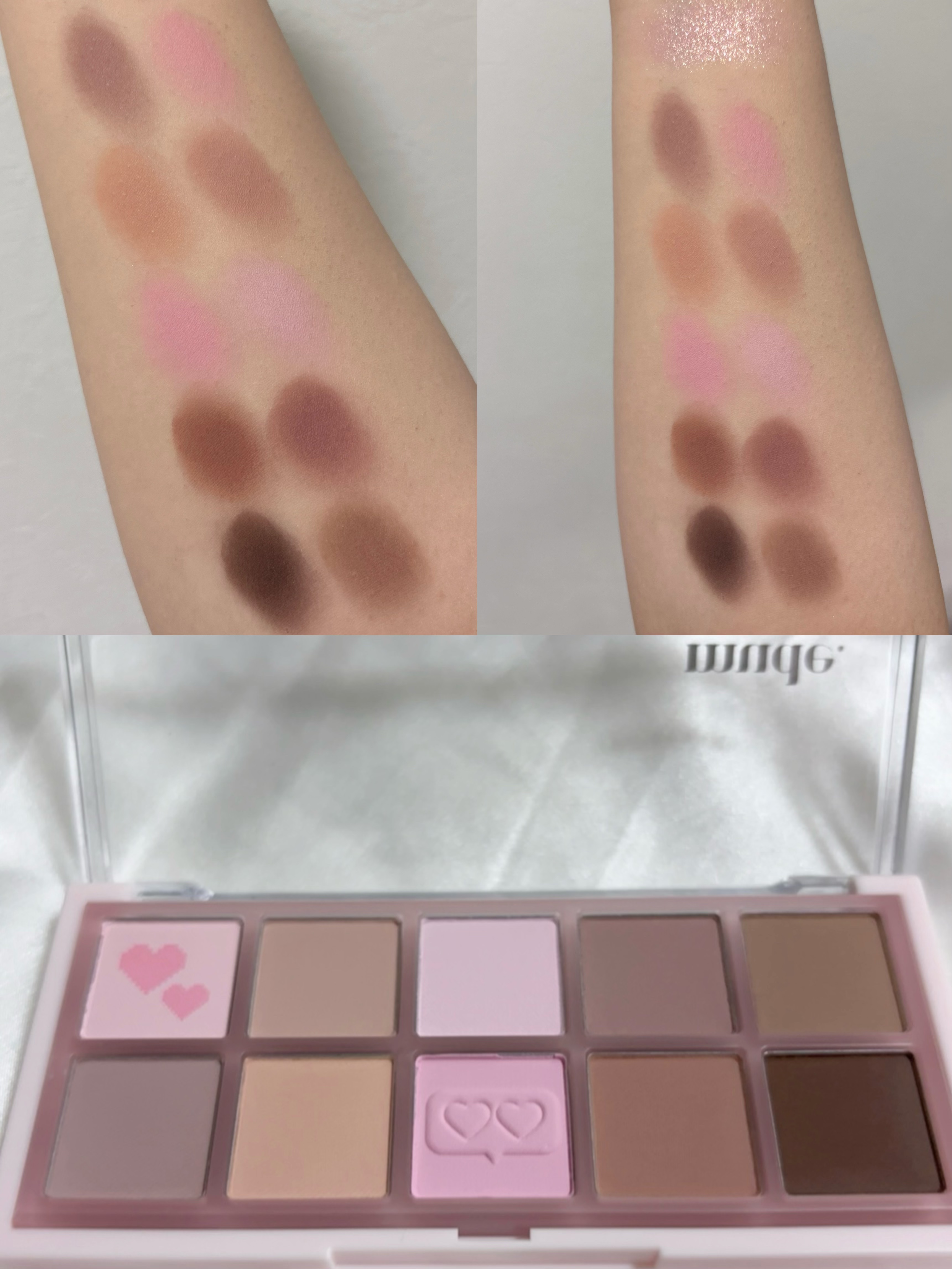 MDショールモーメント アイシャドウパレット/mude/アイシャドウパレットを使ったクチコミ（2枚目）