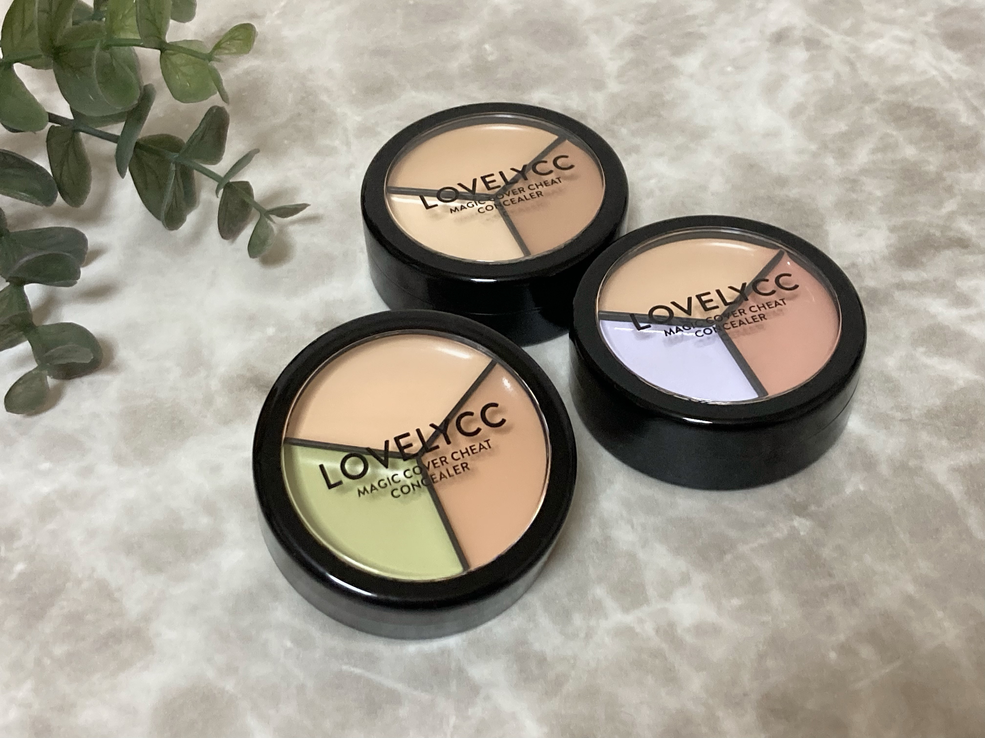 lovelycc マジックカバーチートコンシーラー/LOVELYCC/パレットコンシーラーを使ったクチコミ（1枚目）